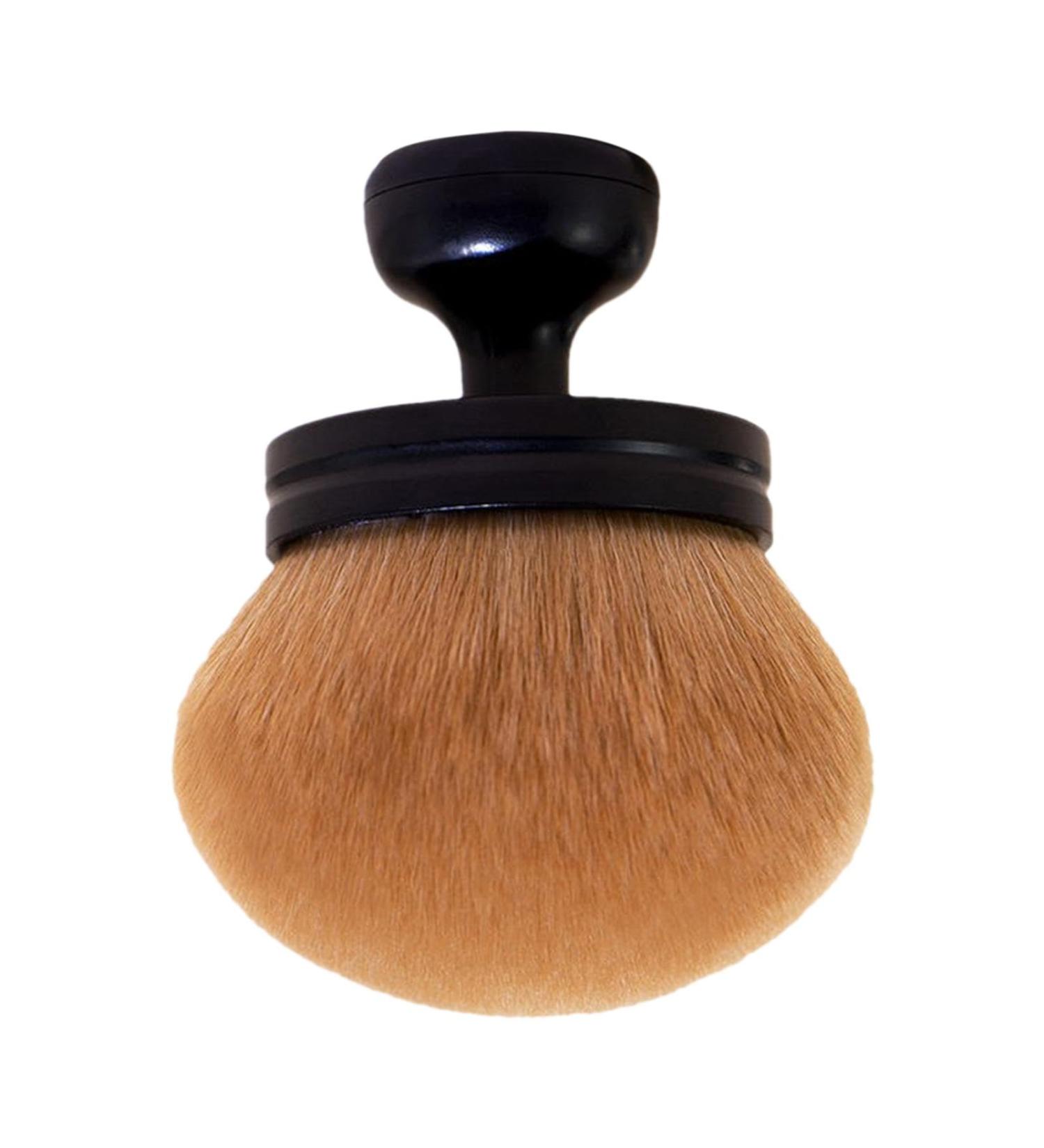 Powder Brush for Loose Powder | Blush Brush Powder Makeup Brush | Nail Brush Face Brushes Makeup Setting Powder Brush with Mushroom Head for Setting Loose & Pressed Powder black - Buy Online on GoSupps.com