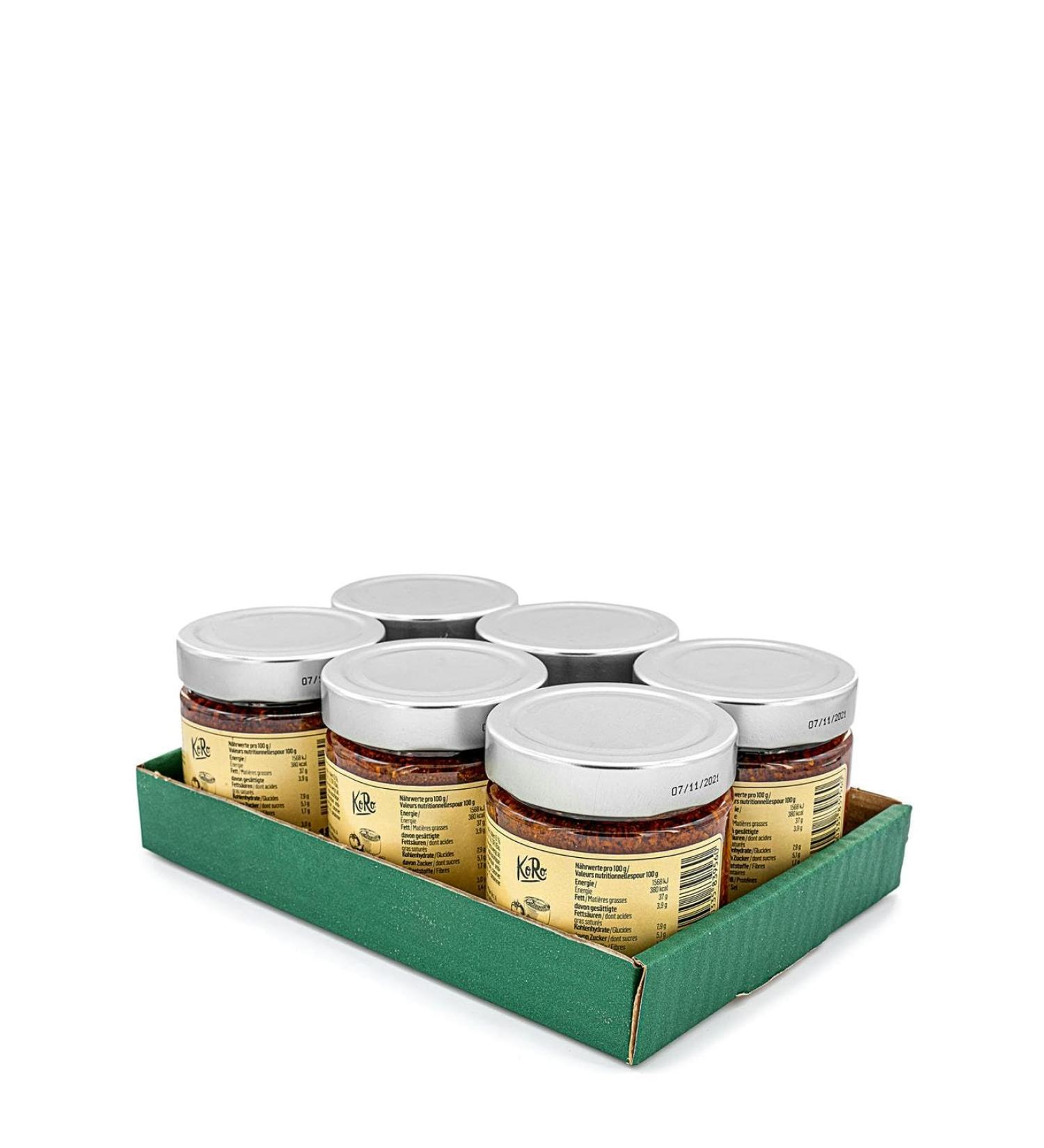 KoRo Vegan Pesto Rosso 6 x 180g - Tofu & Dried Tomatoes - Ideal for Italian Pasta - Buy Internationally - Buy Online on GoSupps.com