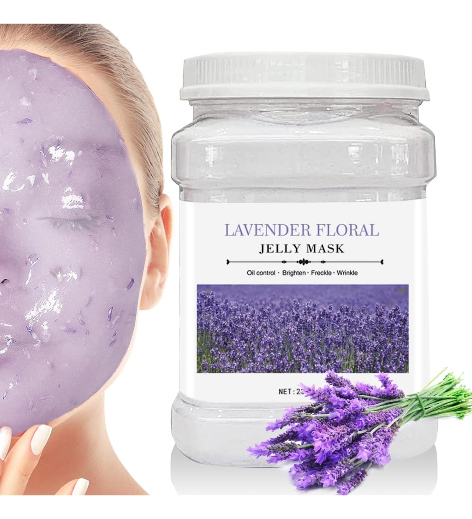 Rose Lavender Jelly Masks for Facials - Professional Skin Care Bulk Hydrogel Powder (650g - Buy Online on GoSupps.com