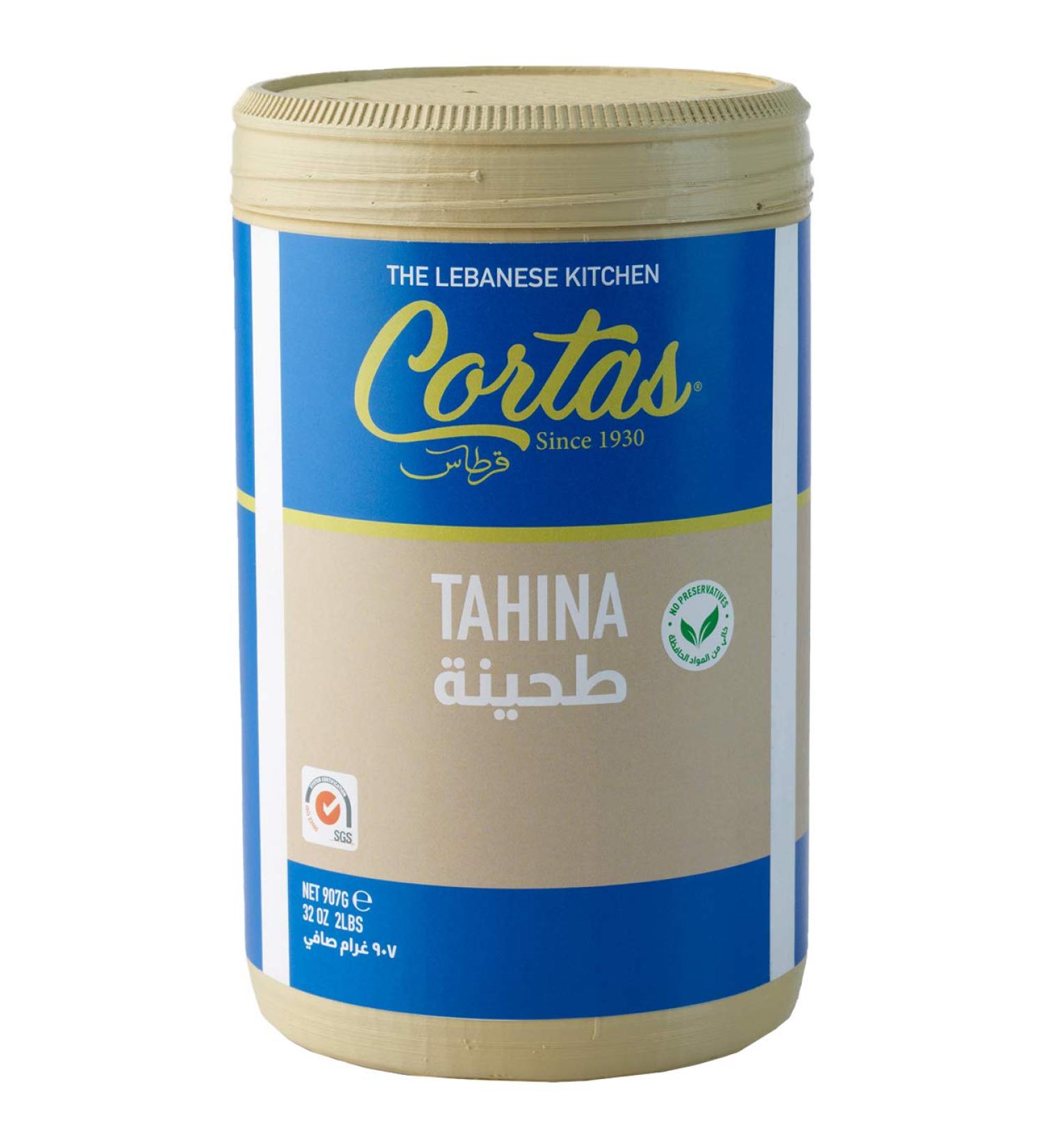 Cortas Tahina - All Natural Sesame Paste (2 Lb) - 2 Pound Pack of 1 - Buy Online on GoSupps.com