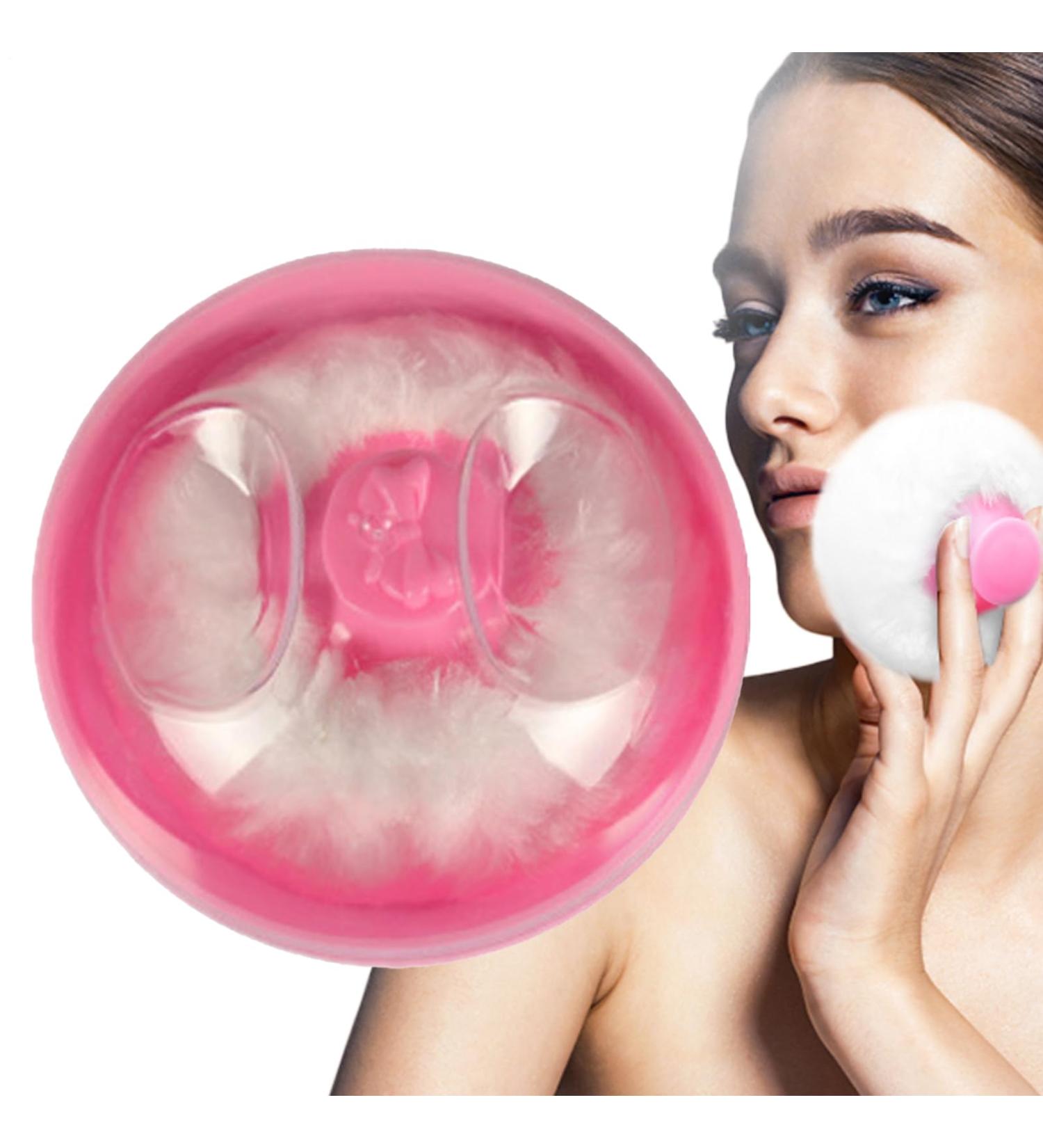 Bo te de Poudre avec Applicateur Puff | tui de Poudre Libre Cosm tique et Maquillage avec Houppette - Portable Soin Temps Chaud Voyage Enfant B b Femme - Buy Online on GoSupps.com