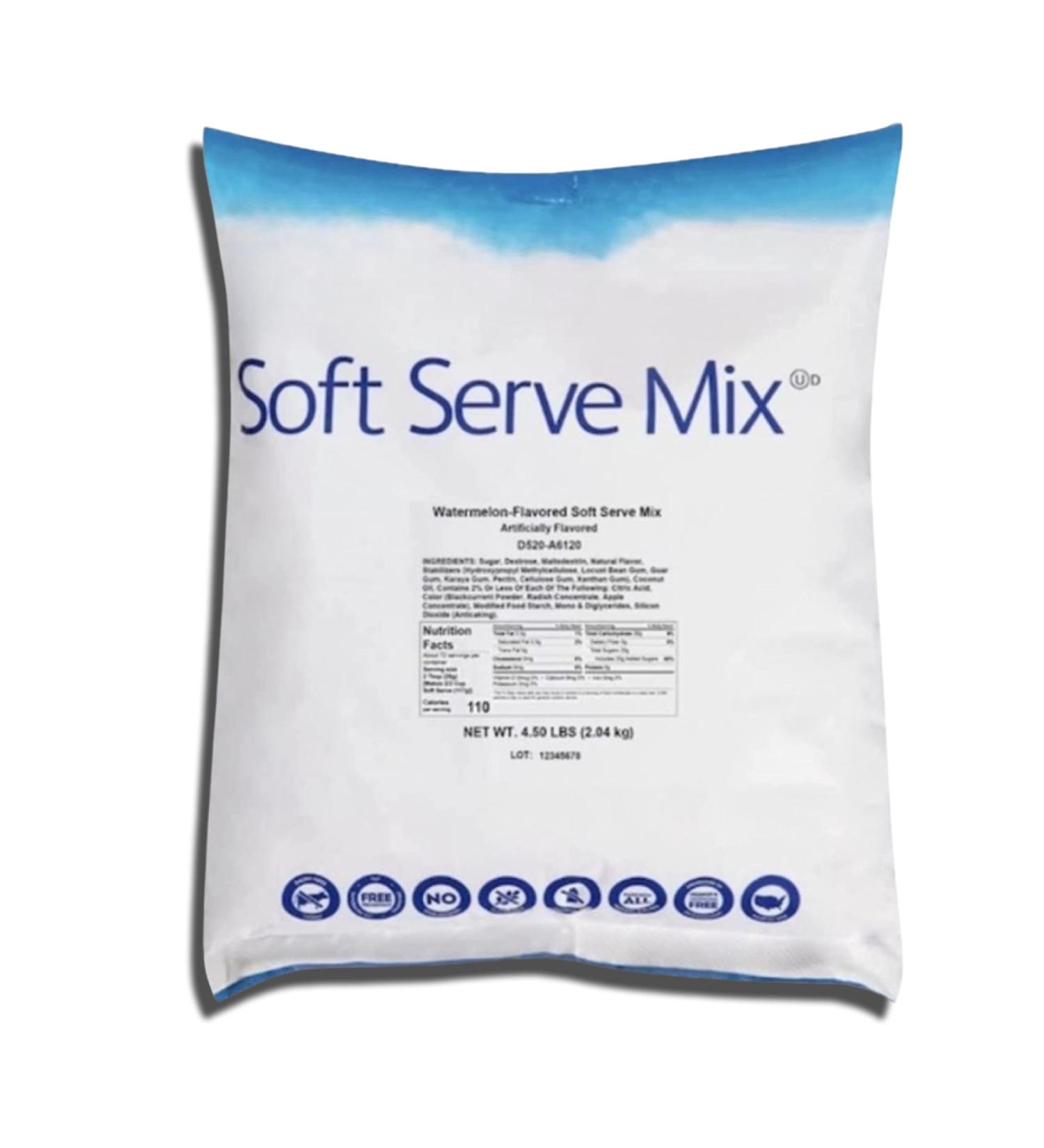 Watermelon Soft Serve Mix - 4.4 lb Bag | Delicious and Creamy Treats - Buy Online on GoSupps.com