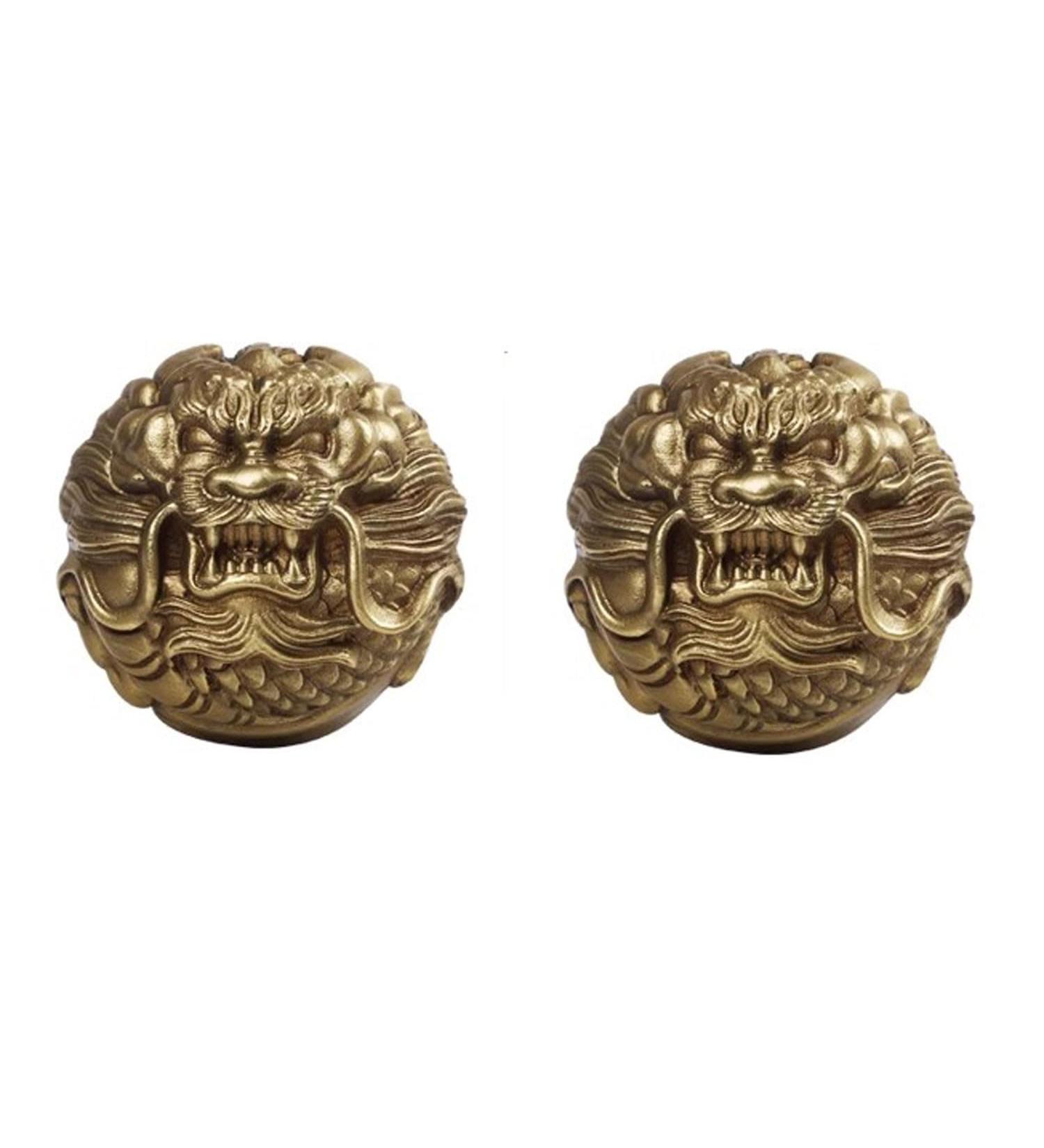 Unbist Stress Ball & Baoding Balls - Chinese Style Hand Exercise & Massage Balls - 2 Piece Set - Buy Online on GoSupps.com