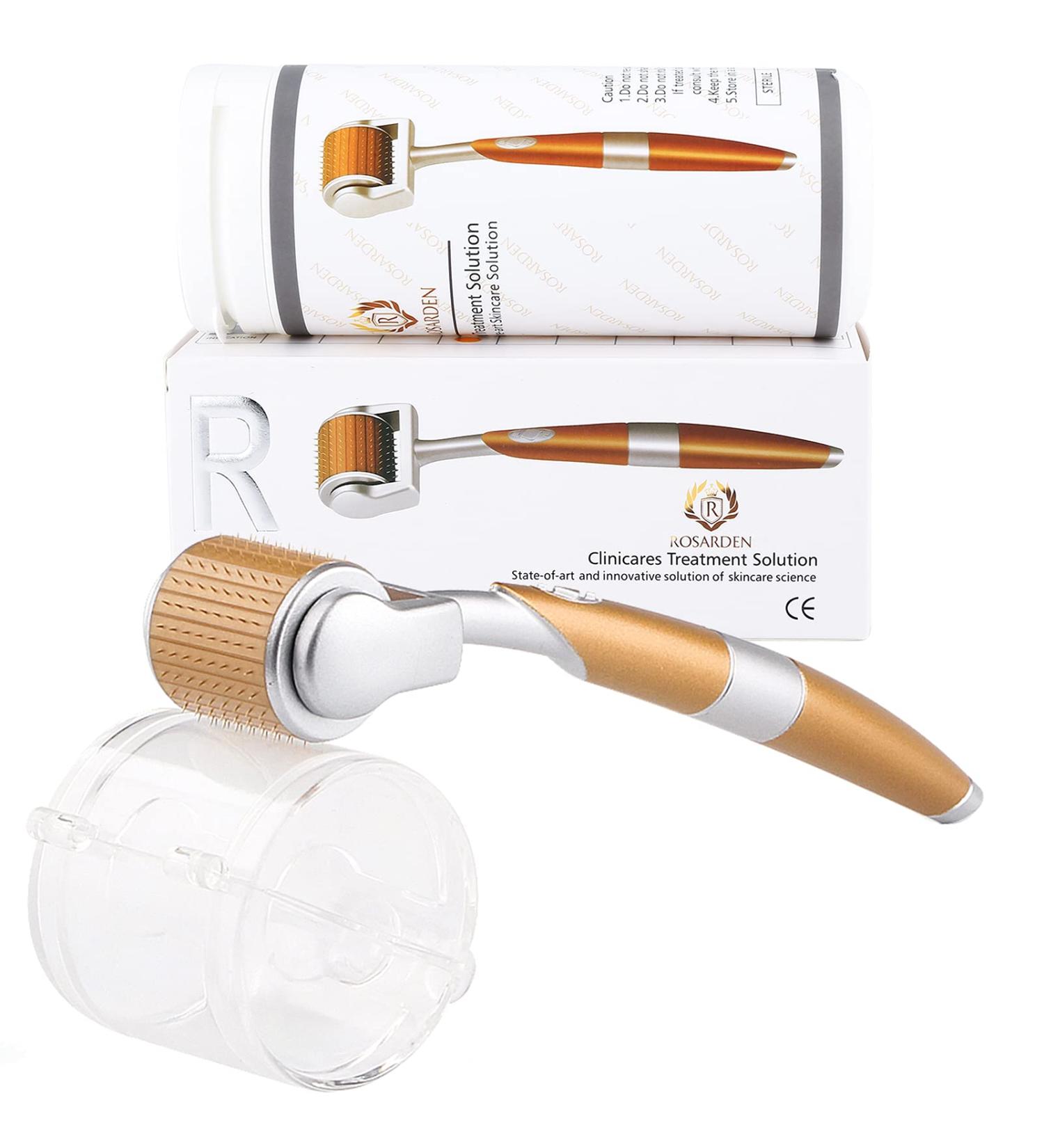 Micro Derma Roller 192 Microneedles Dermaroller Micro Needle Roller Professional Microneedling Derma Needling Kit Skin Care for Face Wrinkles Hair Loss Stretch Marks Hair Regrowth(0.25mm) - Buy Online on GoSupps.com