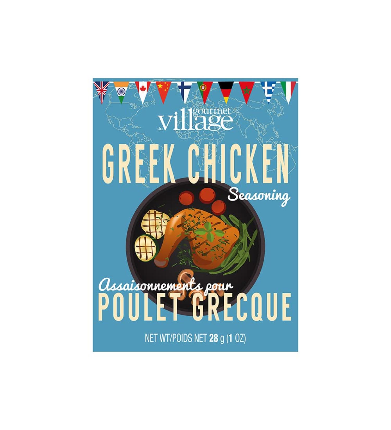Gourmet du Village Recipe Box Greek Chicken Marinade Seasoning - Buy Online on GoSupps.com