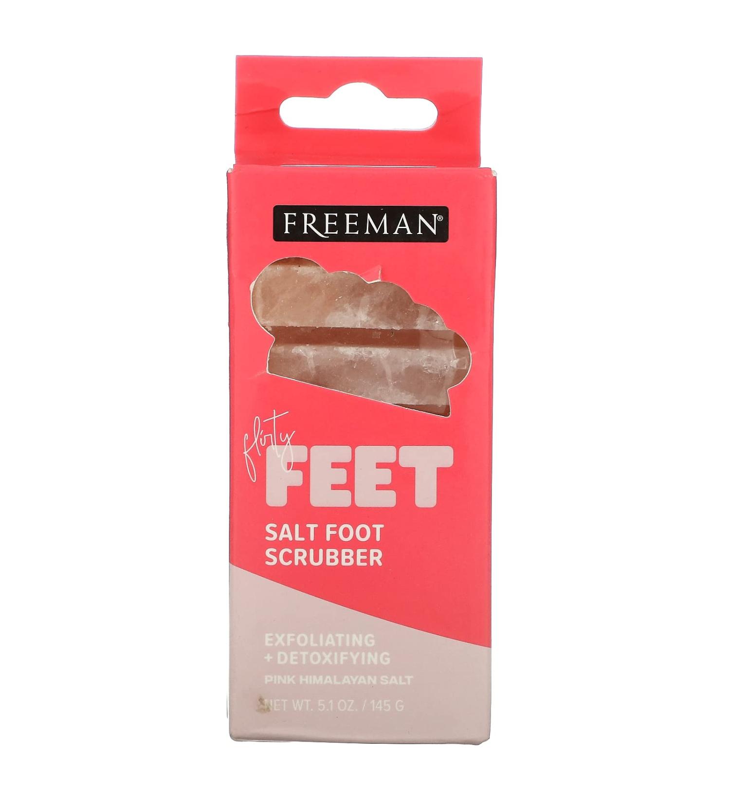 Freeman Beauty, Flirty Feet, Salt Foot Scrubber, 5.1 oz (145 g)