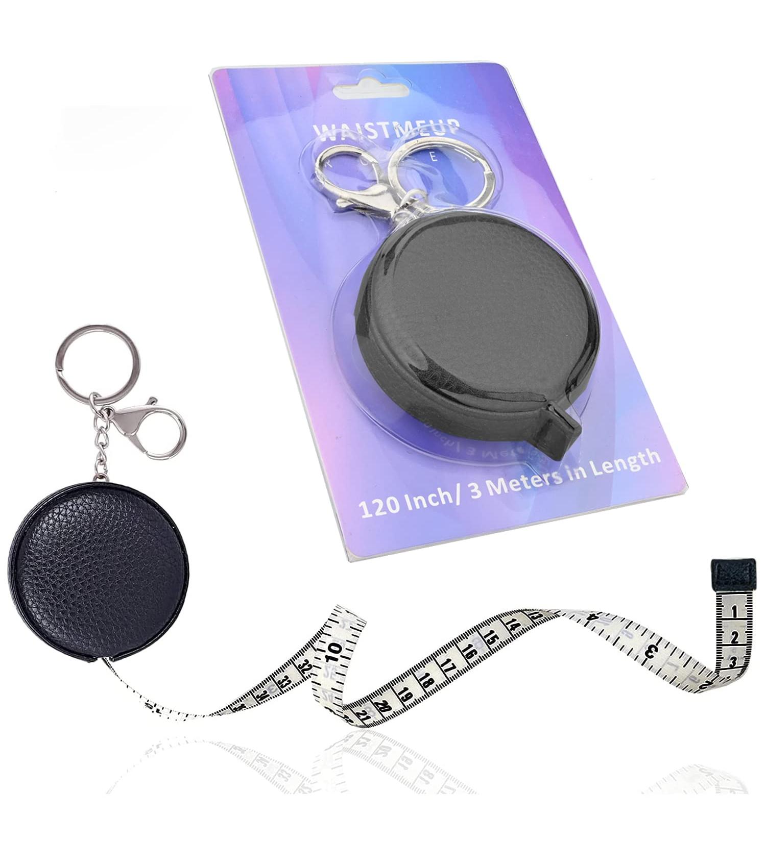 Body Measuring Tape Double Scale 120 Inches/300cm Retractable Mini Tape Measure - Black - Buy Online on GoSupps.com