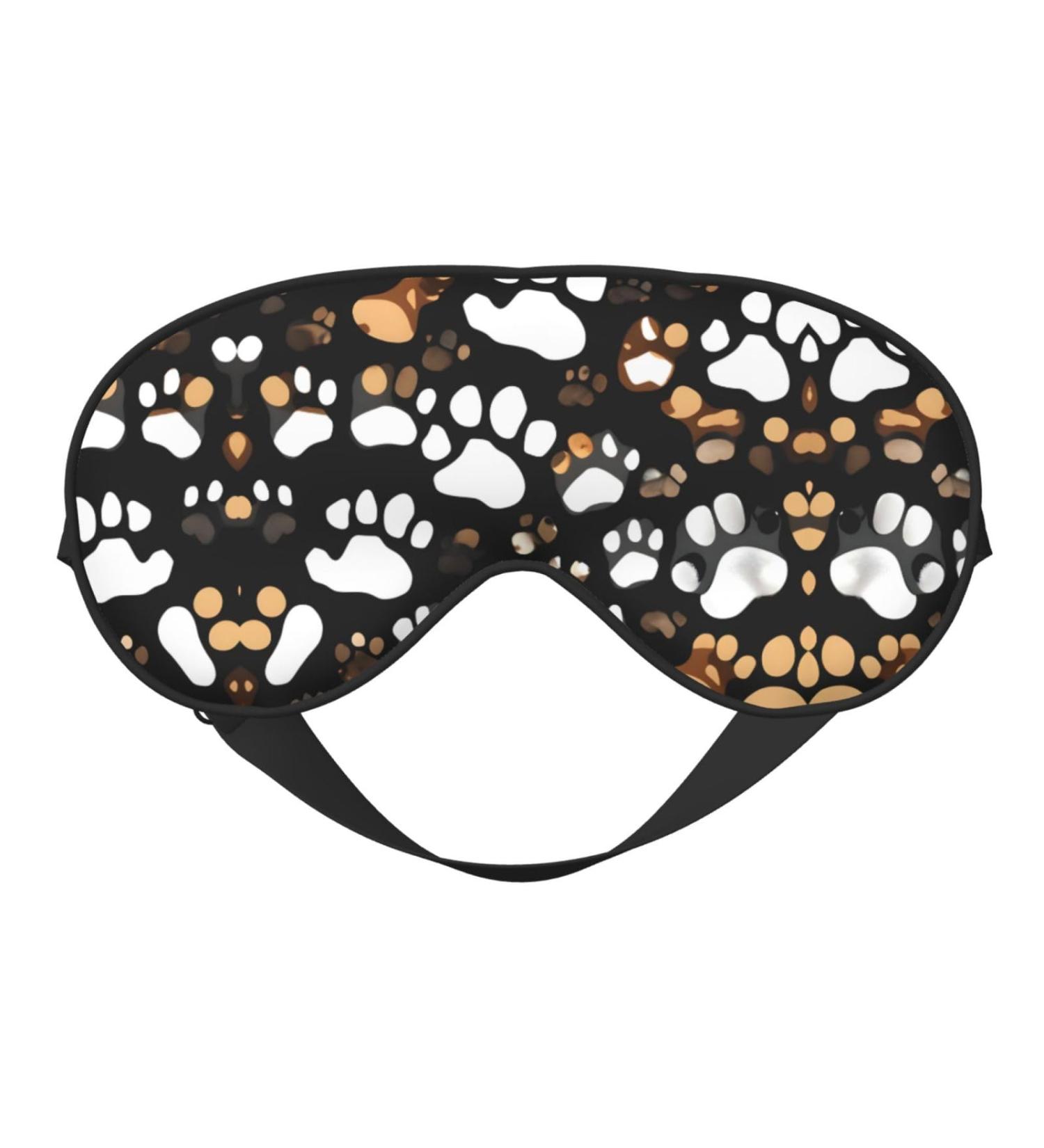 Soft Dog Paw Print Eye Mask Women Breathable Eye Band Perfect for Travel and Relaxation - Buy Online on GoSupps.com