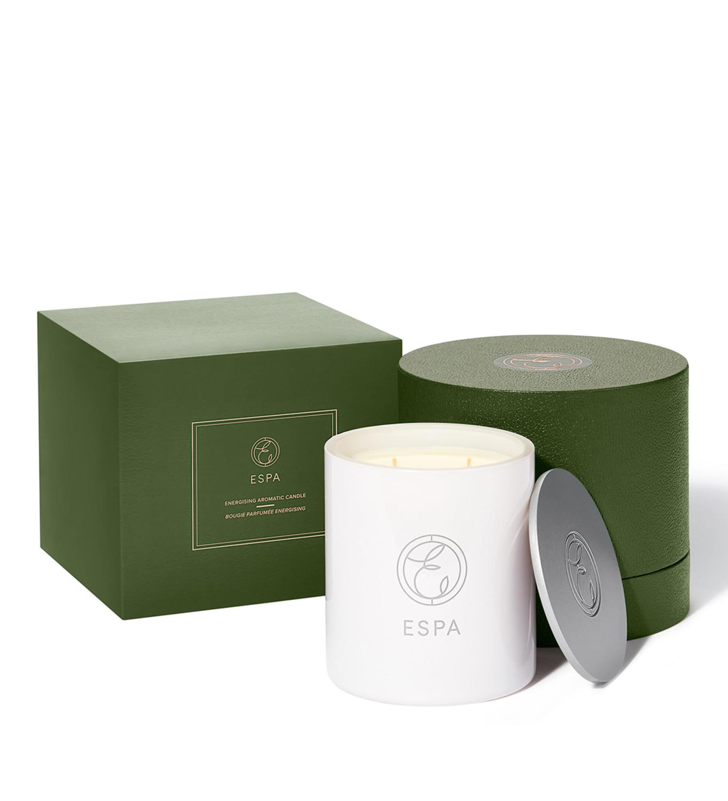 ESPA Energising Candle 410g - Peppermint Eucalyptus & Rosemary | Best International Shipping - Buy Online on GoSupps.com