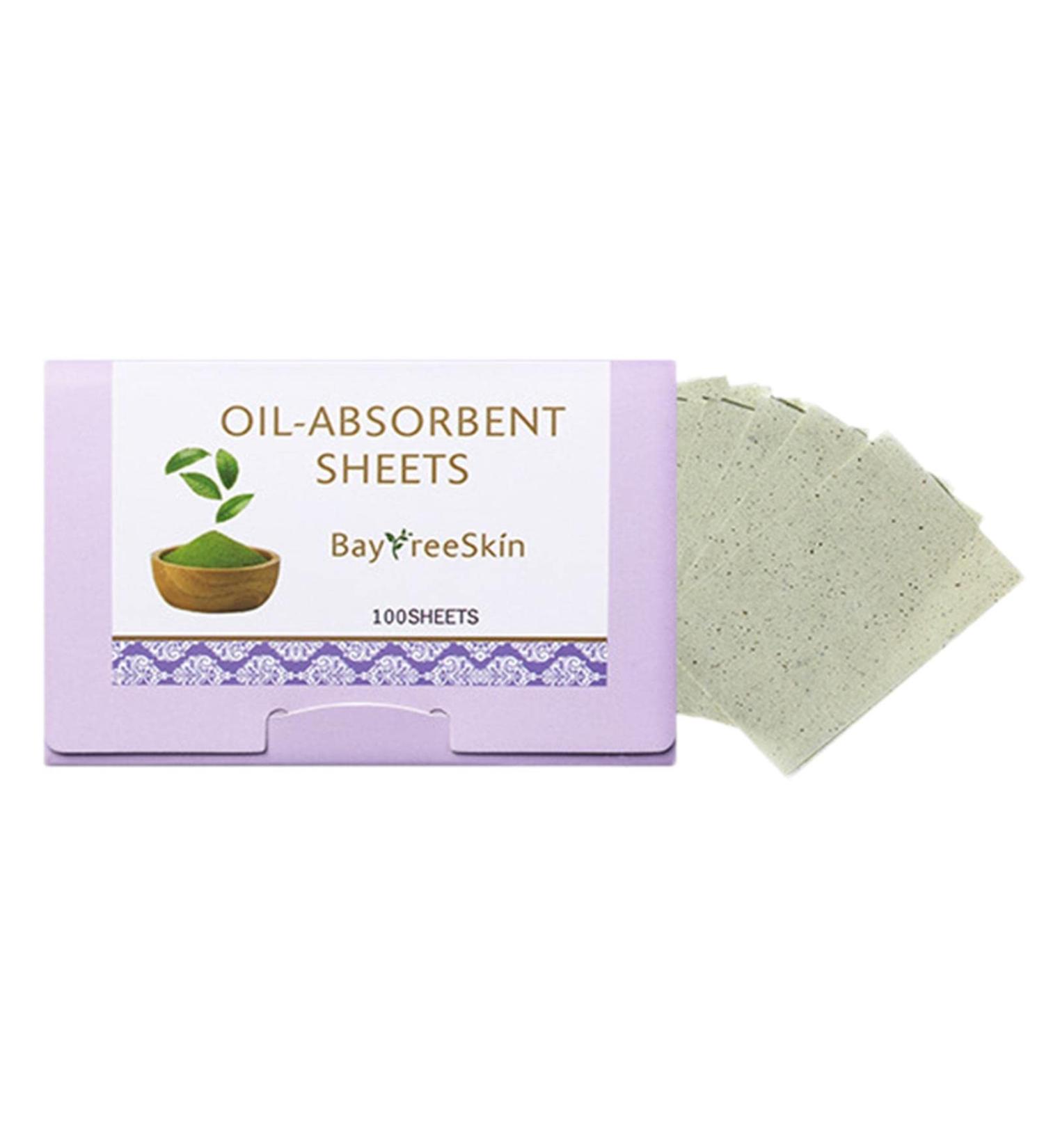 Blotting Paper Green Tea Blotting Paper Natural Clean Skincare | Oil Control Blotter Paper Excess Shine Suitable for Men & Women - Buy Online on GoSupps.com
