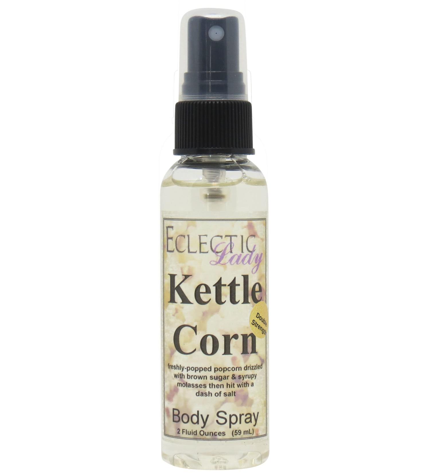 Kettle Corn Body Spray (Double Strength) 2 ounces Body Mist for Women with Clean Light & Gentle Fragrance Long Lasting Perfume with Comforting Scent for Men & Women Cologne with Soft Subtle 2 Fluid Ounces (Double Strength) - Buy Online on GoSupps.com
