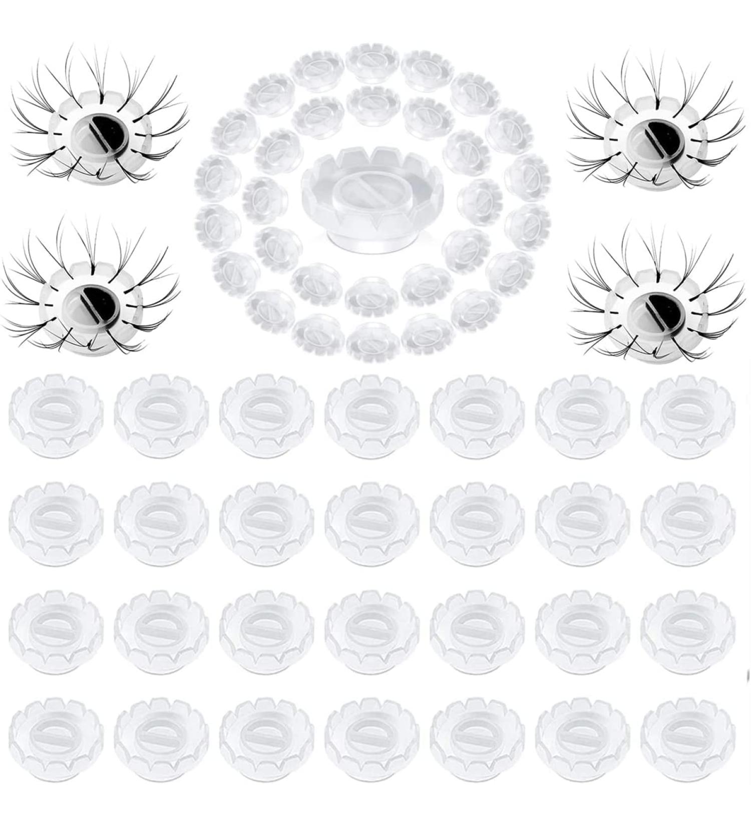 200 Pcs Eyelash Extension Fan Blossom Cups | Grafting Glue Holder & Tools for Perfect Eyelash Grafting - Buy Online on GoSupps.com