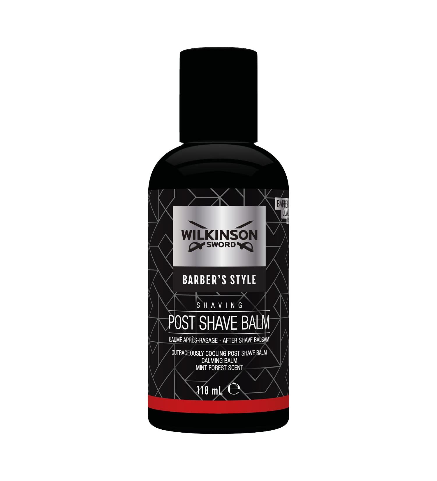 Wilkinson Sword Barber's Style Men's Post Shave Balm 118ml - Soothing After Shave Treatment - Buy Online on GoSupps.com
