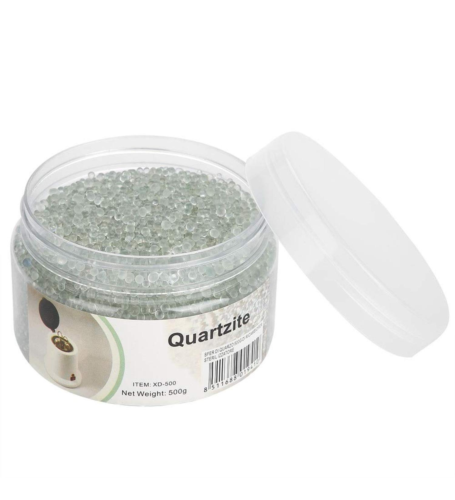 500g Glass Sterilization Pearls for Nail Tools | High-Temperature Glass Balls & Beads for Sterilizer | Clear Silica Sand Pearls for Safe Nail Care - Buy Online on GoSupps.com