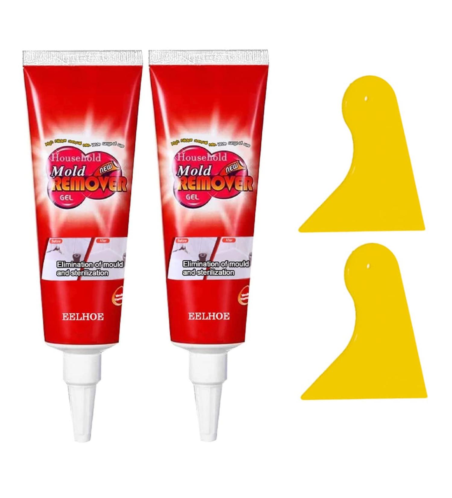 Mould Magic Extreme Gel UK Mould Magic Remover Household Mold Remover Gel Powerful Mould Magic Gel Cleaner For Wall Tiles Wall Corner And Kitchen Bathroom Sink (20g-2Pack) - Buy Online on GoSupps.com