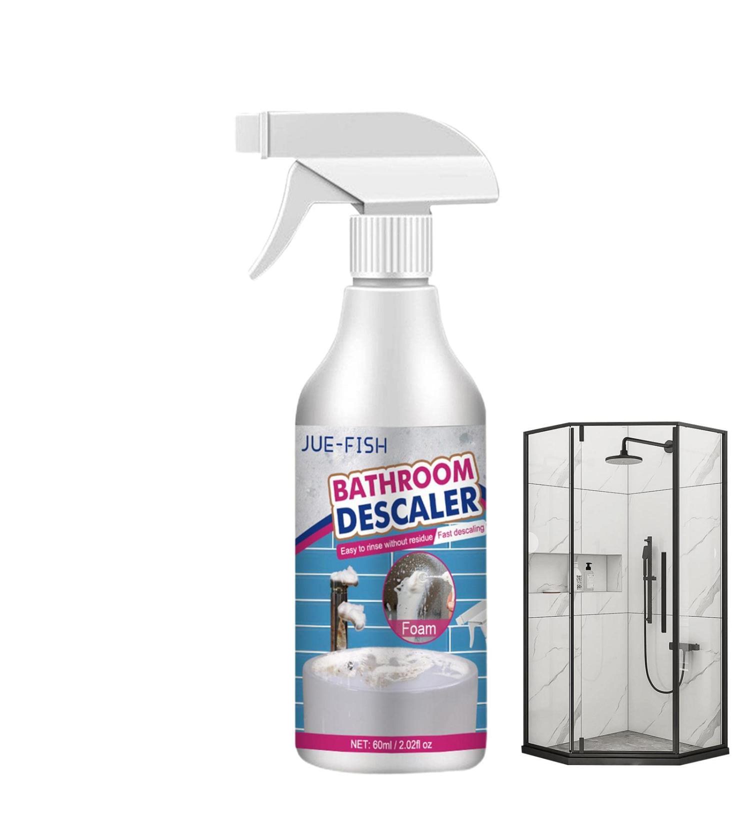 2 Pcs Bathroom Descaler Cleaner | 60ML Bathroom Stains Remover | Multi-Purpose Descaler for Household Items Shower Door Cleaner Soap Scum Remover for Shower Sink Cleaner Dobooo - Buy Online on GoSupps.com