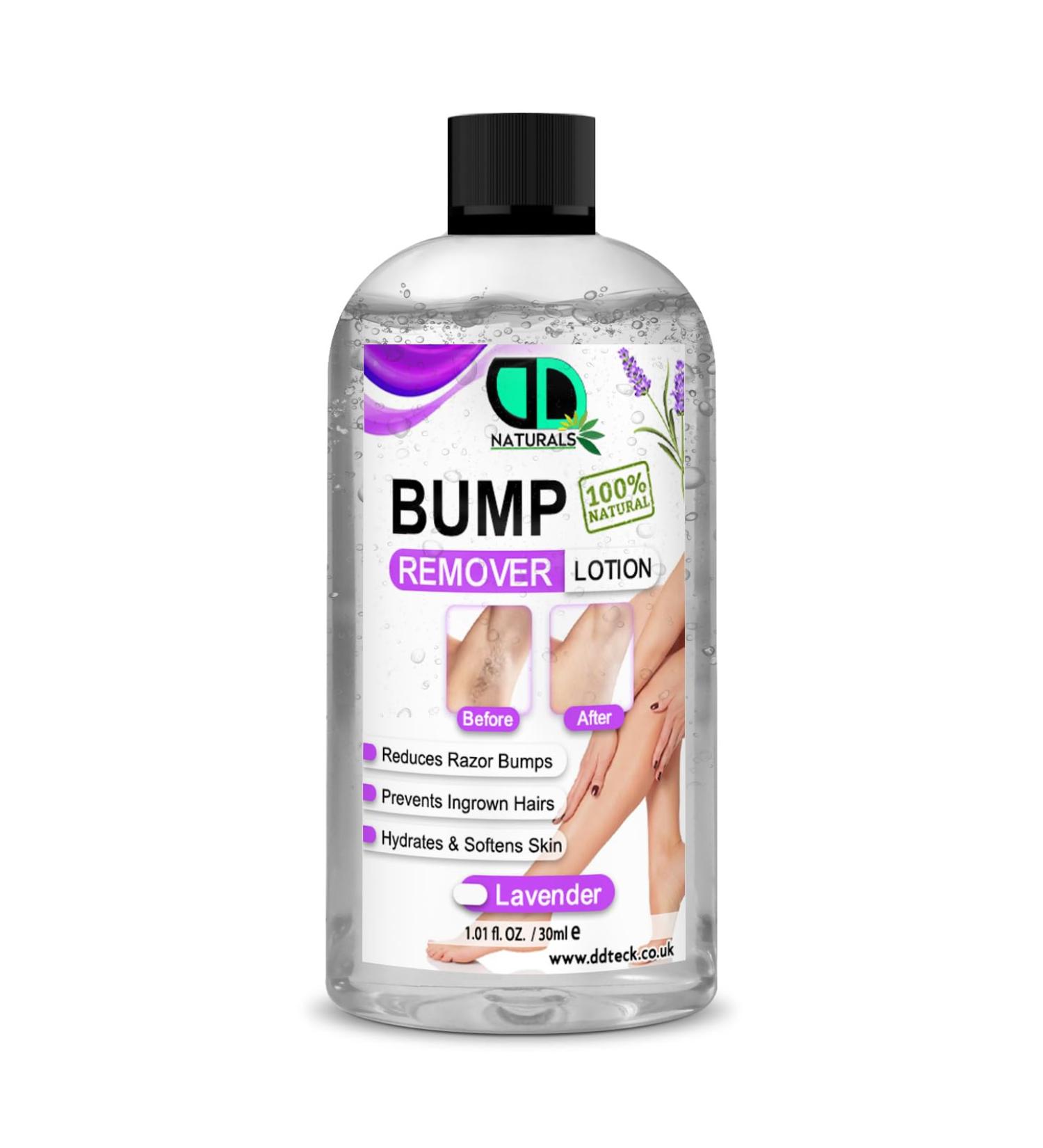 DD teck 100% Natural Anti-Ingrown Hair Lotion | Reduces razor burn and bumps when used on legs bikini line underarms and face exfoliates