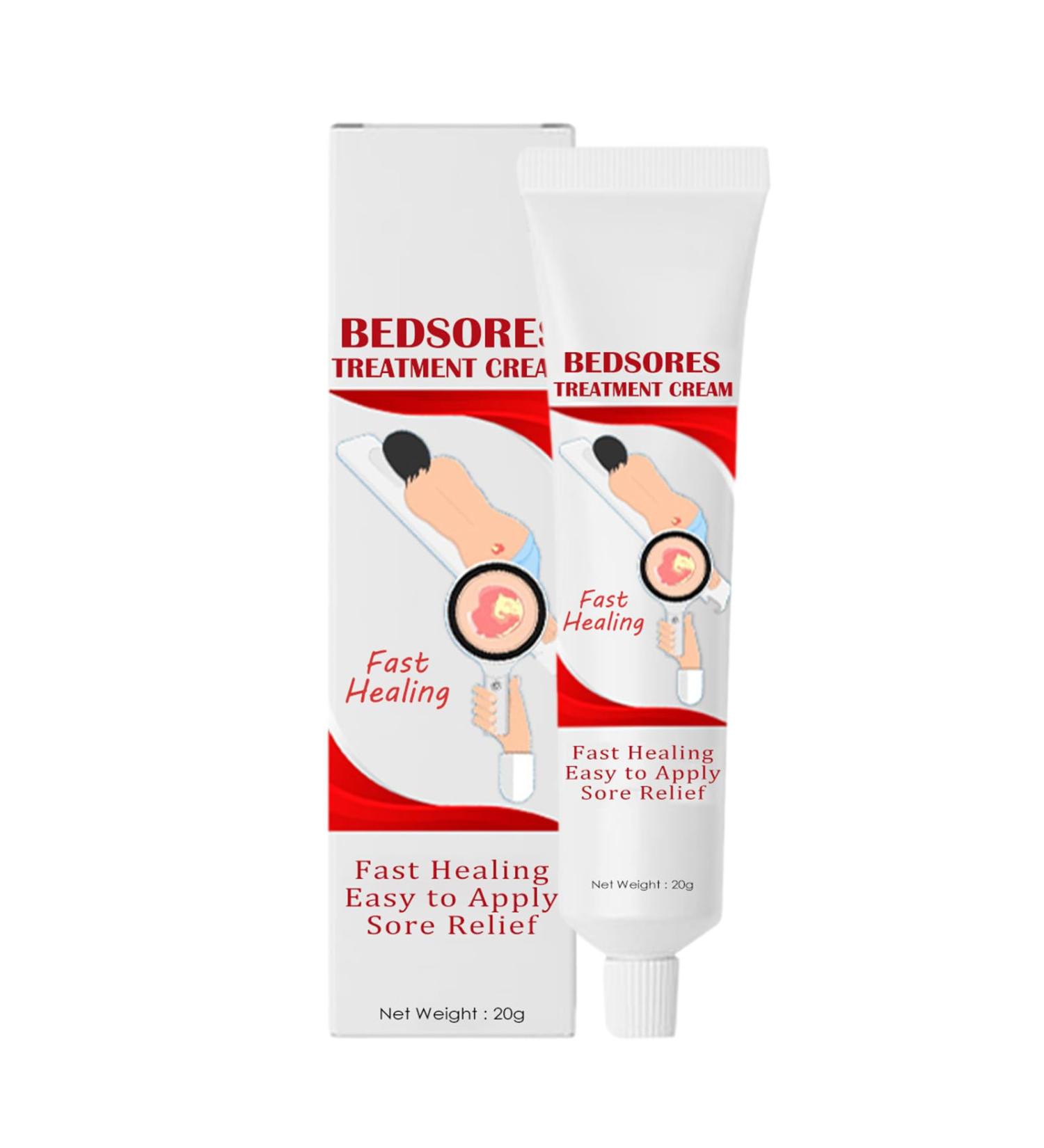  JPSDOWS Anti-Decubitus Cream | Anti-Decubitus Care 20g Healing Cream for Raping Pain Relief for Irritated Skin Difficult to Heal Skin - Relief Jpsdows - Buy Online on GoSupps.com