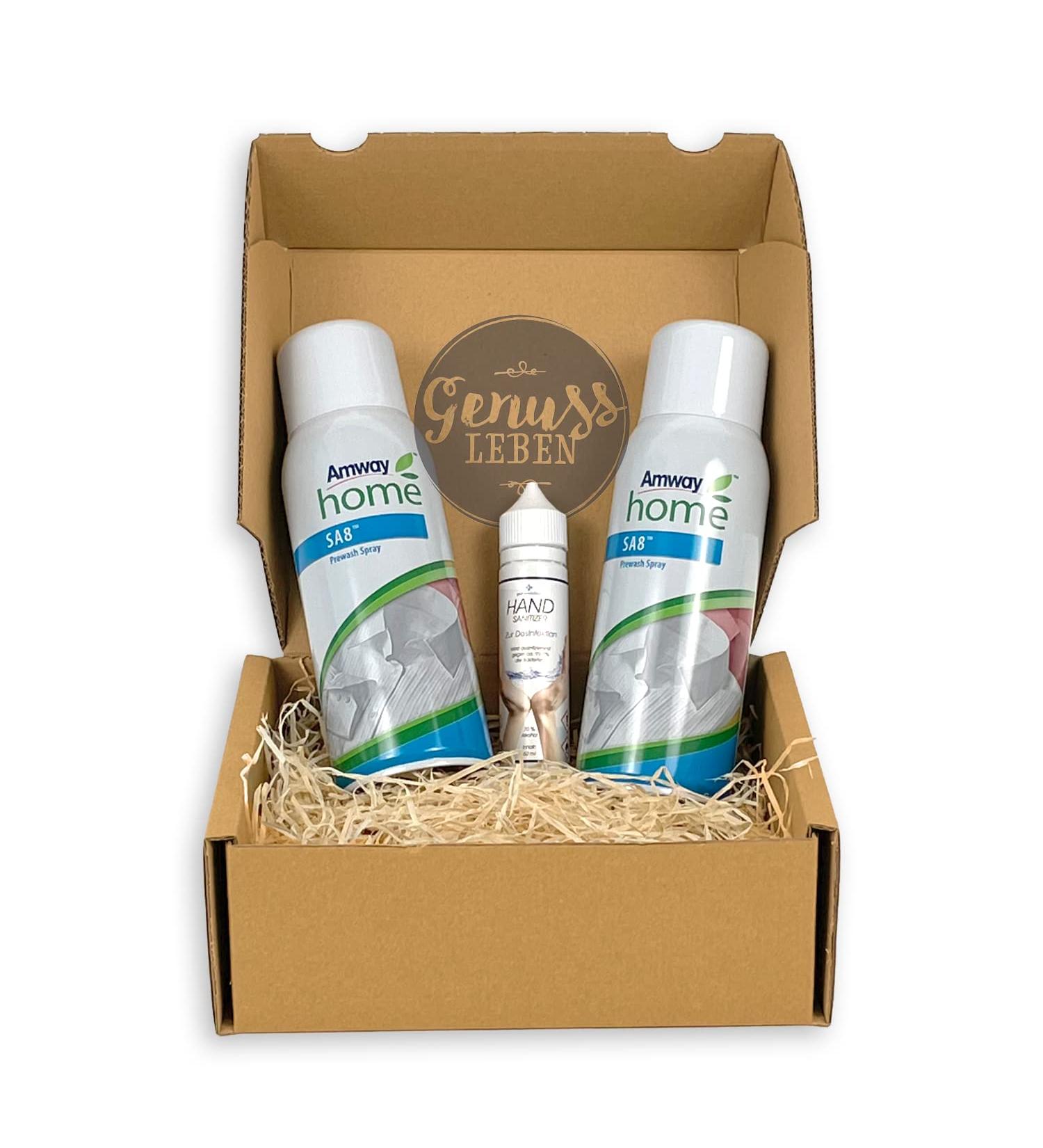 Buy Genussleben Box: SA8 Pre-Wash Spray 2x 400ml & Free Stain Removal Spray - International Shipping Available - Buy Online on GoSupps.com