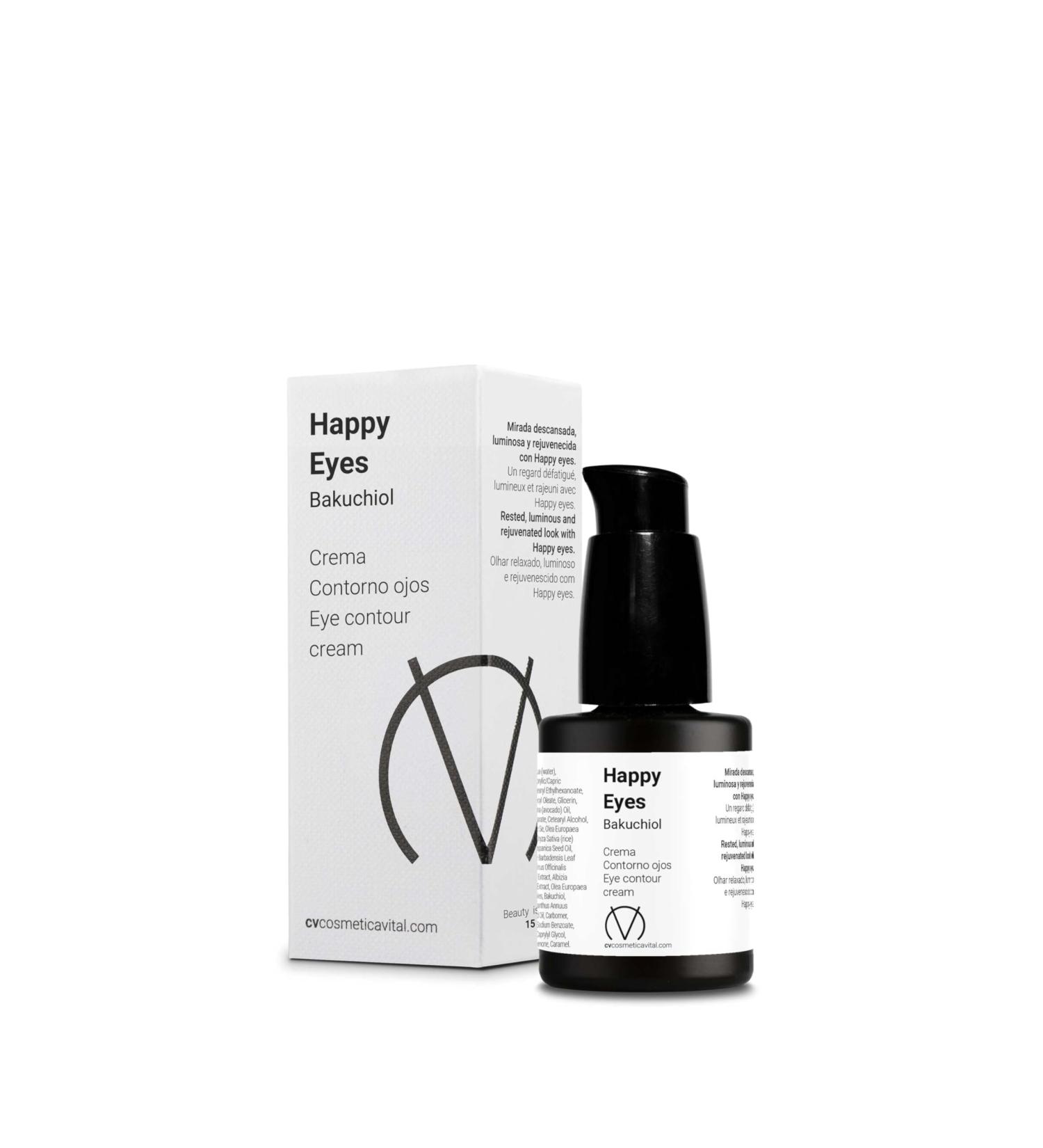 BIOFACTORY SL Happy Eyes Eye Cream Bakuchiol 15 ml Global Eye Care Eye Cream Cosmeceutical Vegan