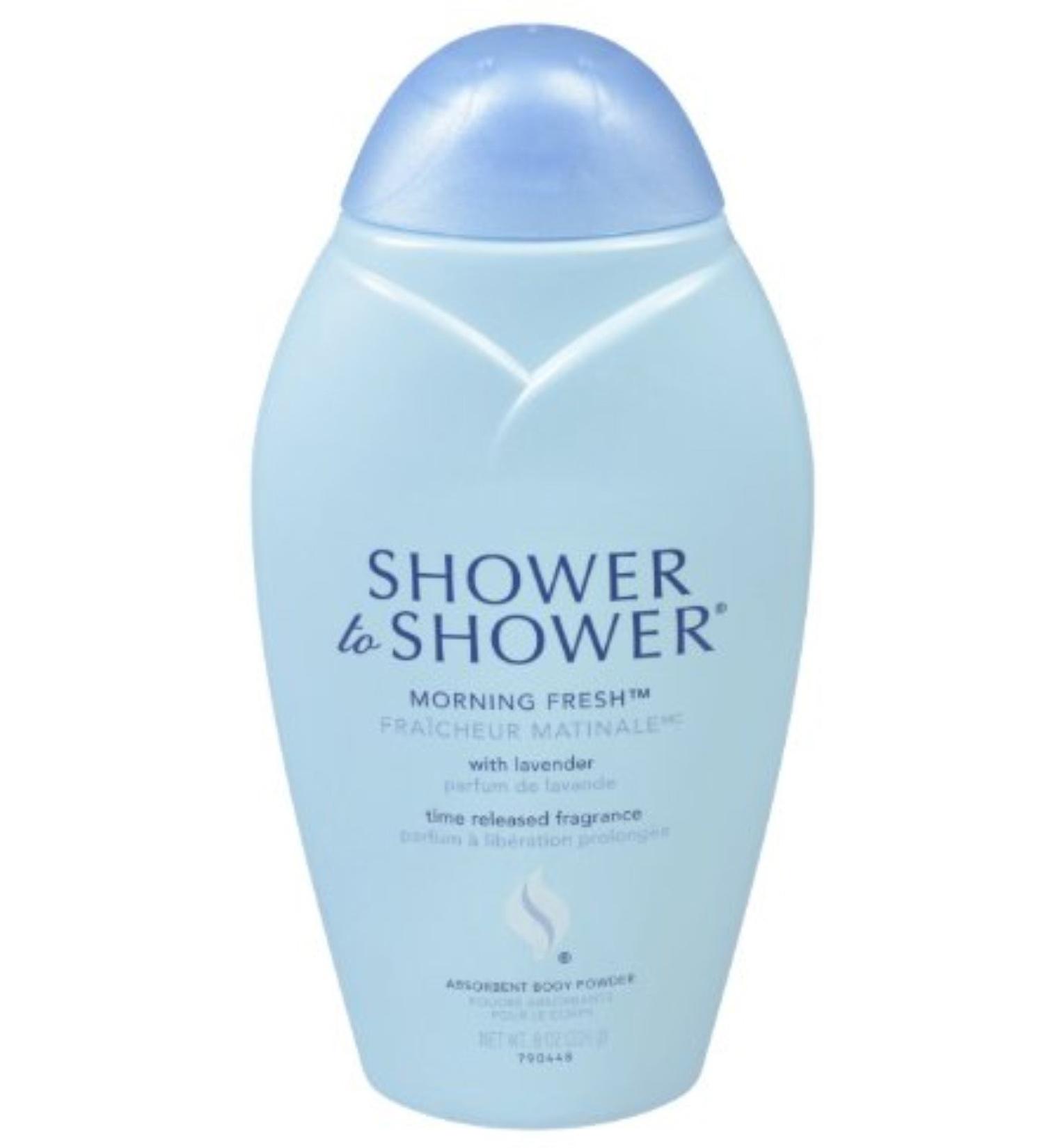 Shower to Shower Morning Fresh Body Powder 8 Oz (3 Pack) 8 Ounce (Pack of 3)