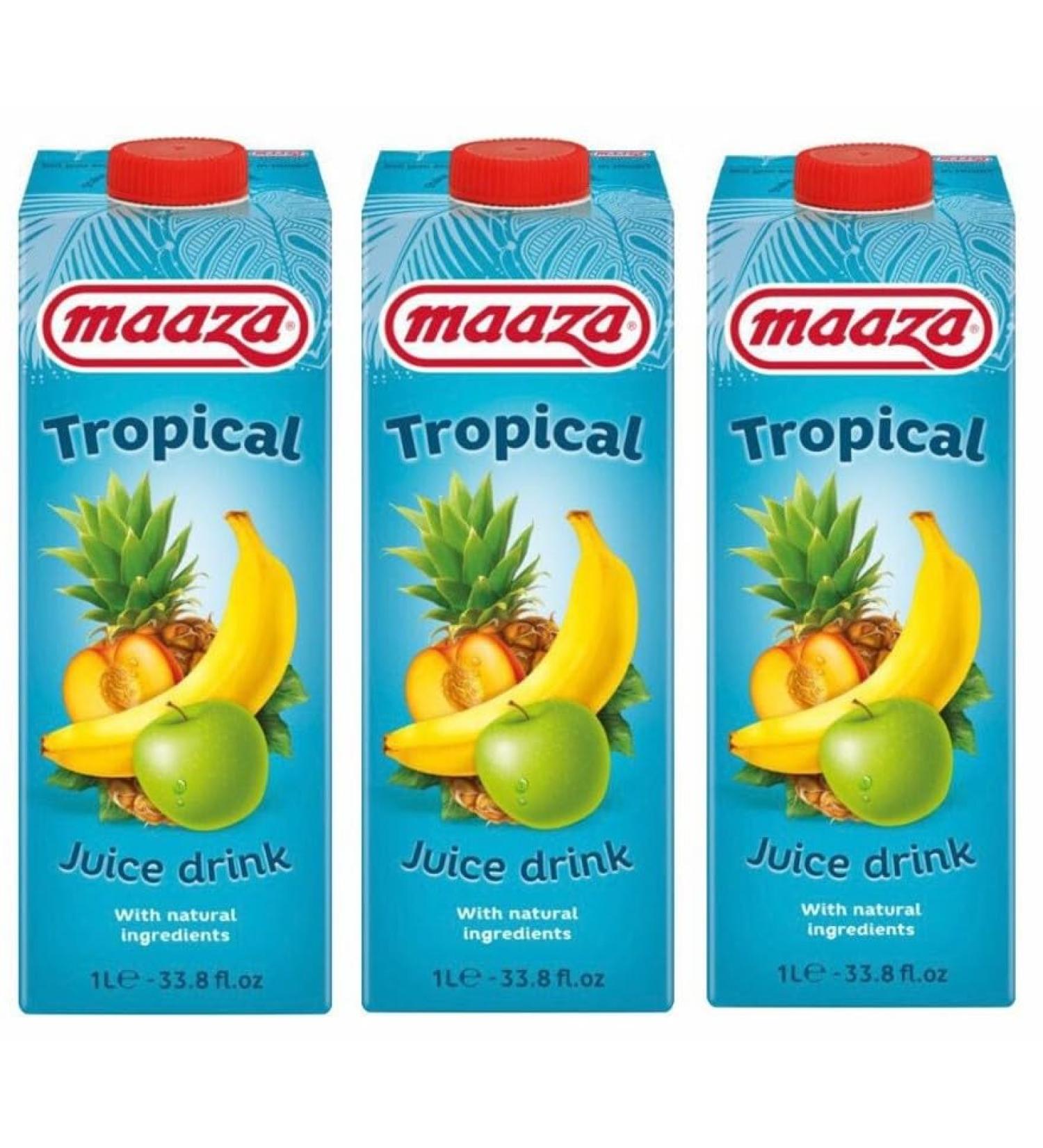 Maaza Tropical Juice 1Ltr (Pack of 3)