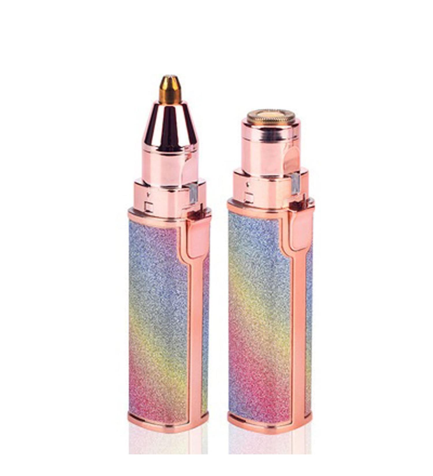 UNbit Eyebrow Trimmer 2 in 1 Electric Eyebrow Trimmer Makeup Painless Eye Brow Epilator Mini Shaver Razors Women Portable Facial Body Hair Remover Trimmer (Color : Rainbow) - Buy Online on GoSupps.com