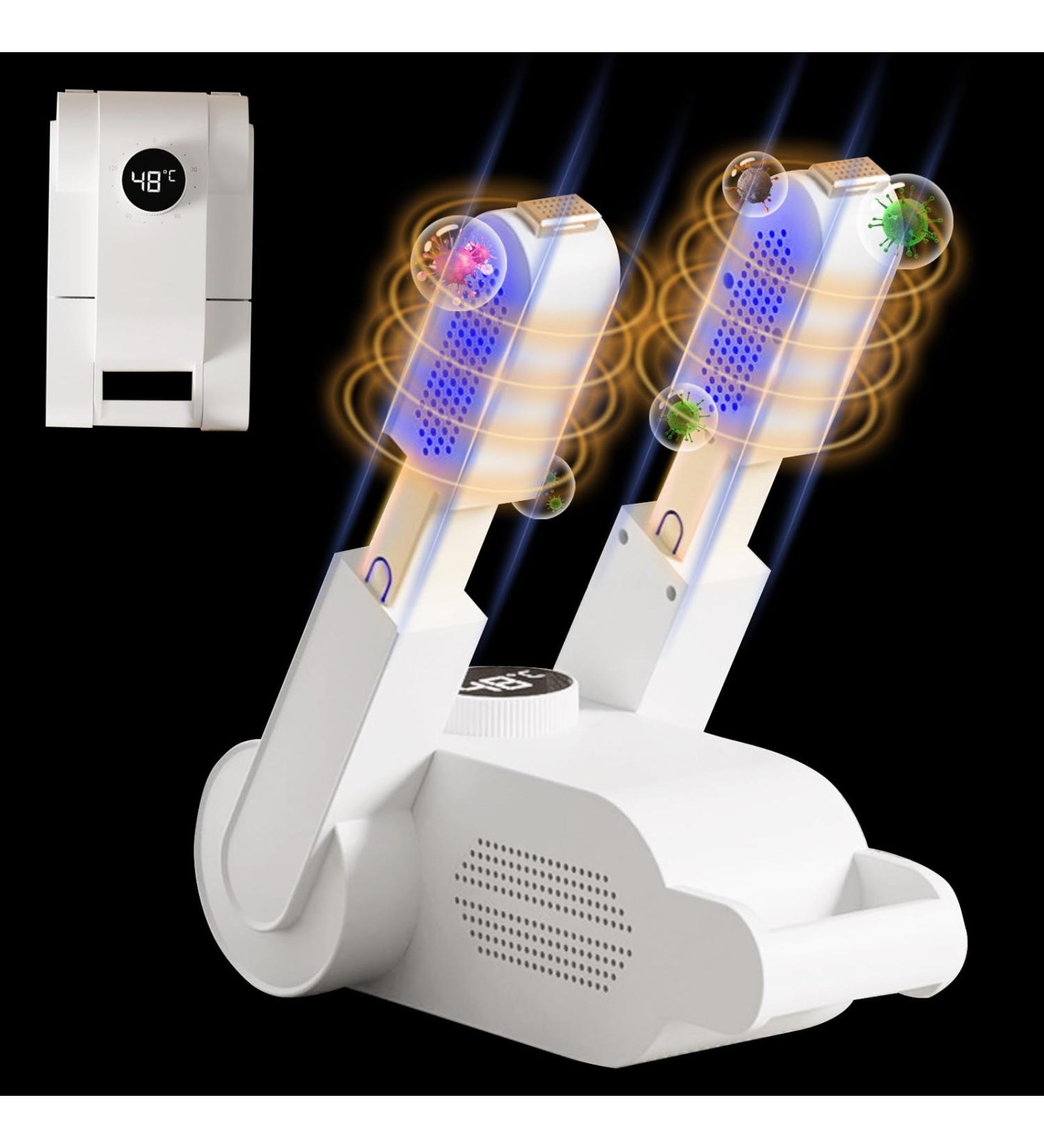 Electric Shoe Dryer with Digital Display | Multi-Function Children's Shoe Heater Ozone & UV Sanitizer Triple Antibacterial Boot Dryer & Foot Warmer - Buy Online on GoSupps.com