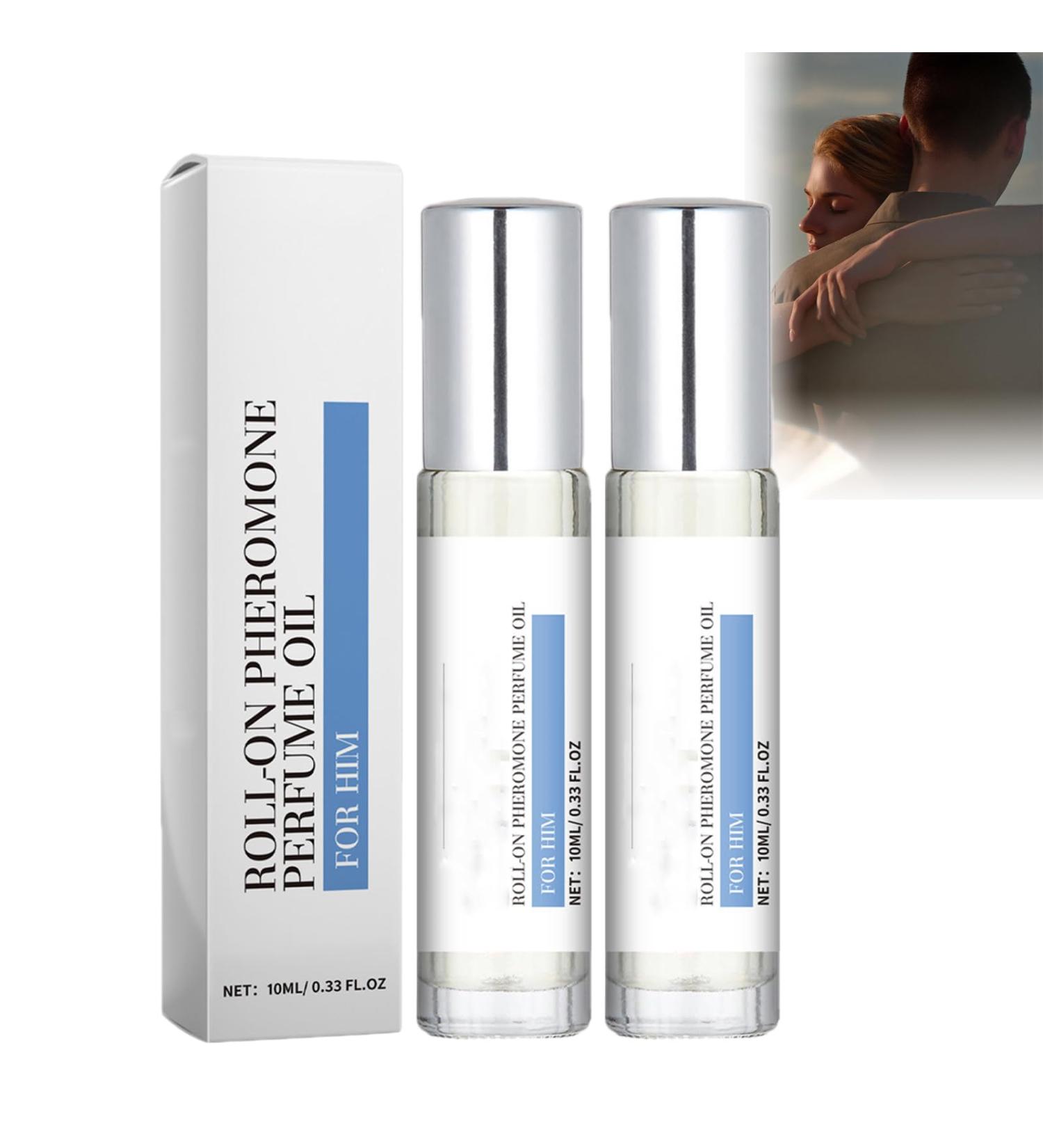 Rose Perfume for Men Valentine's Day Pheromone Cologne Perfume Oil 10ml (2pc) - Buy Online on GoSupps.com