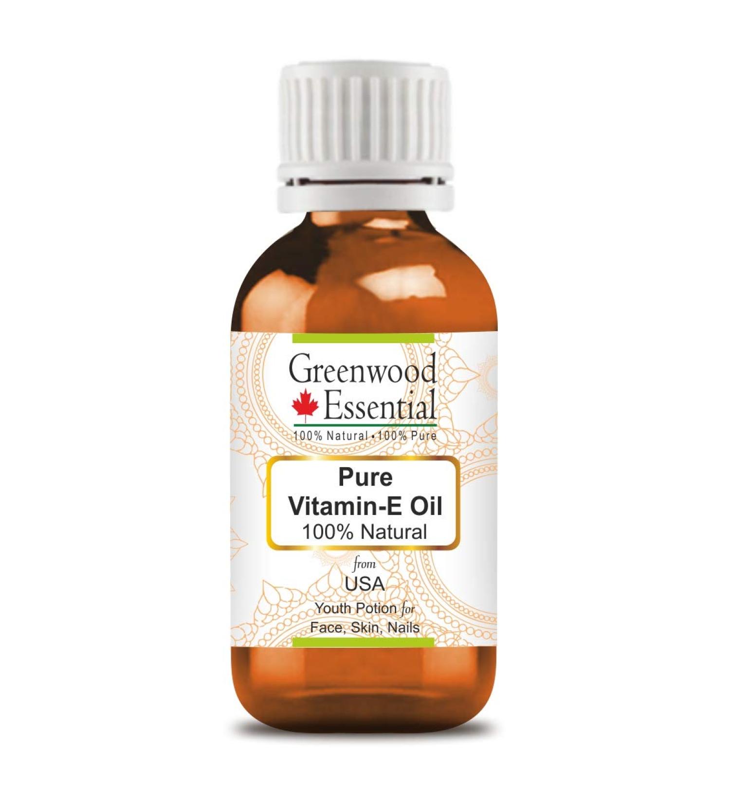 Greenwood Essential Pur Vitamine E Huile 100% Qualit Th rapeutique Naturelle pour les soins personnels 30ml (1 oz) - Buy Online on GoSupps.com