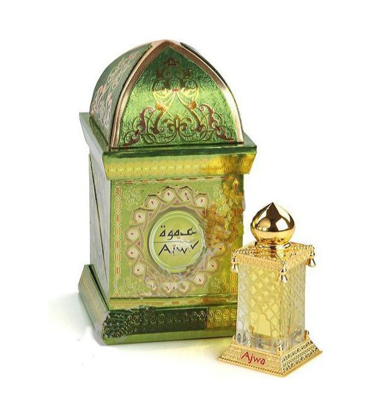 Ajwa Arabian Designer Perfume Oil - Long Lasting Alcohol Free Attar for Men & Women | Exquisite Glass Bottle by Haramain - International Shipping Available - Buy Online on GoSupps.com