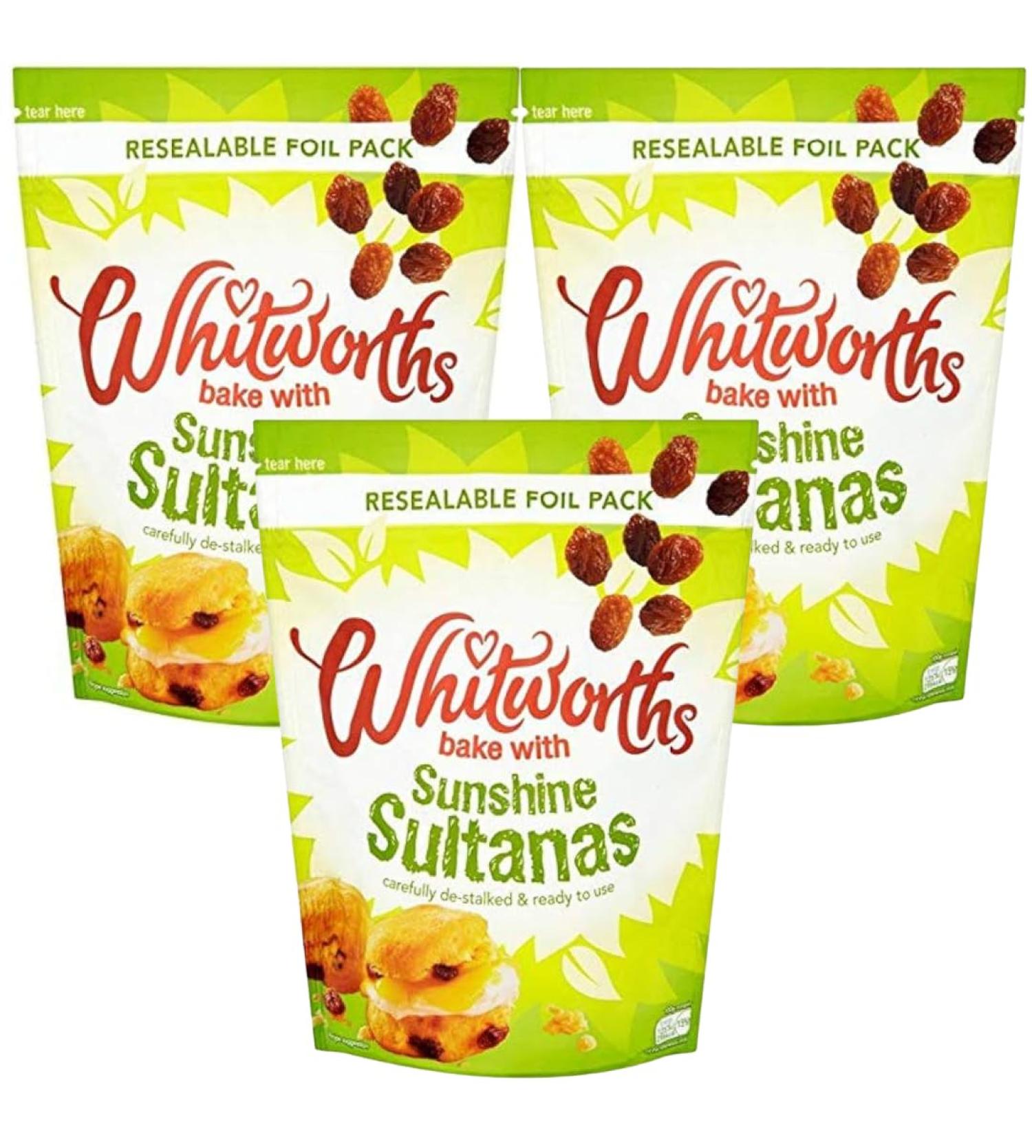 Dried Fruit Bundle With Whitworths Sultanas 325g (3 Pack)