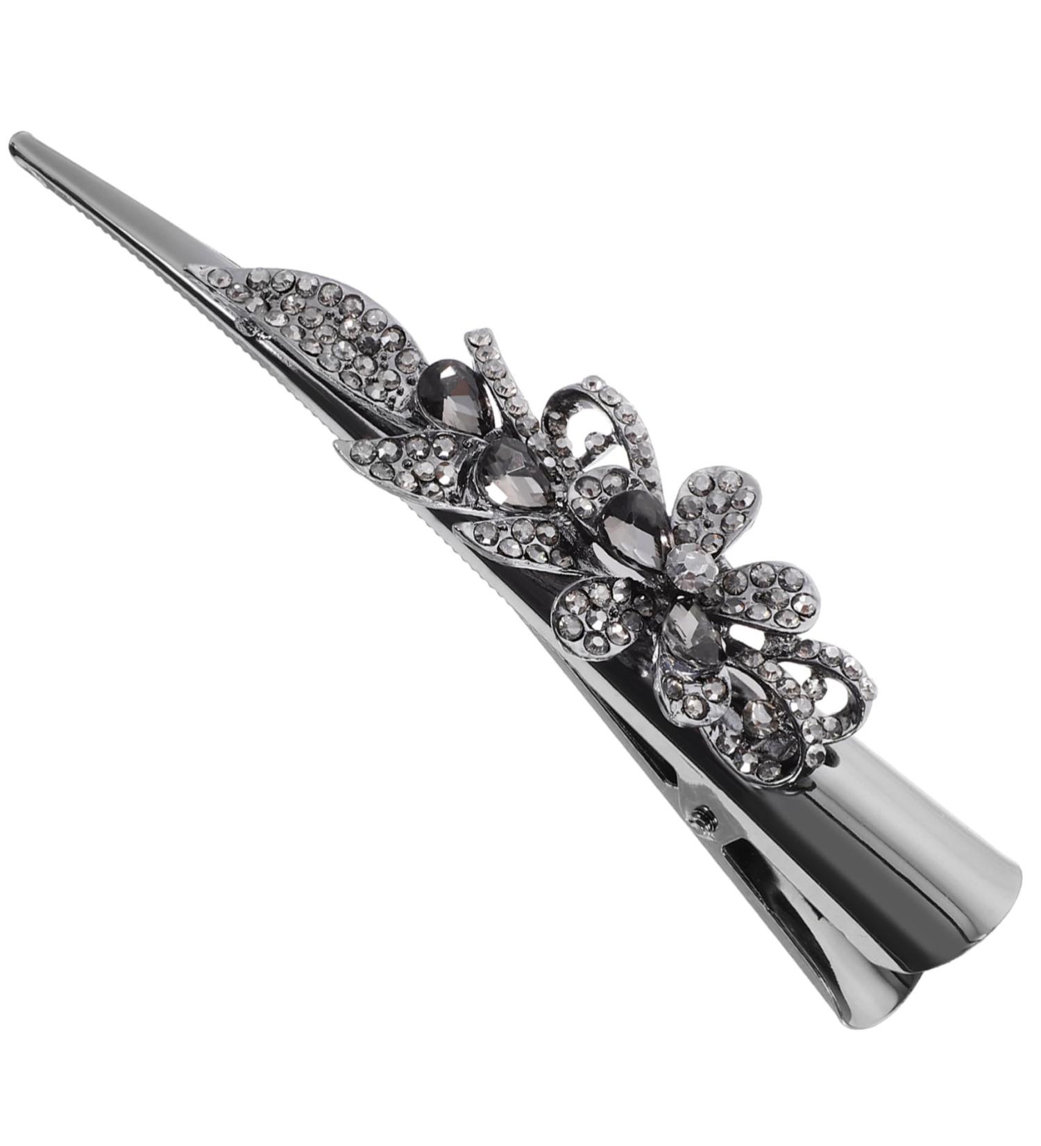minkissy duckbilled hair clip for girl large Cymbidium Korean version hair barrettes for girls clip for hair Miss girl vintage Metal headgear hair accessories horn clip big hairpin - Buy Online on GoSupps.com