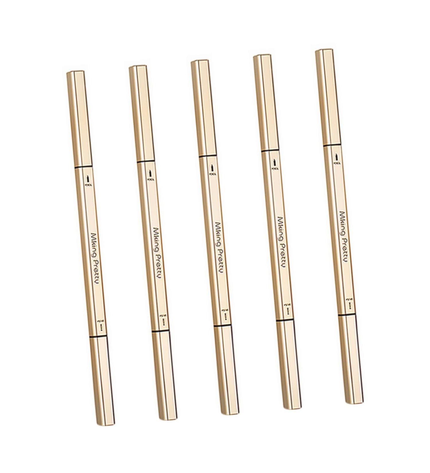DOITOOL 5pcs Double Ended Eyebrow Pencil Triangle Makeup Pen - Buy Online on GoSupps.com