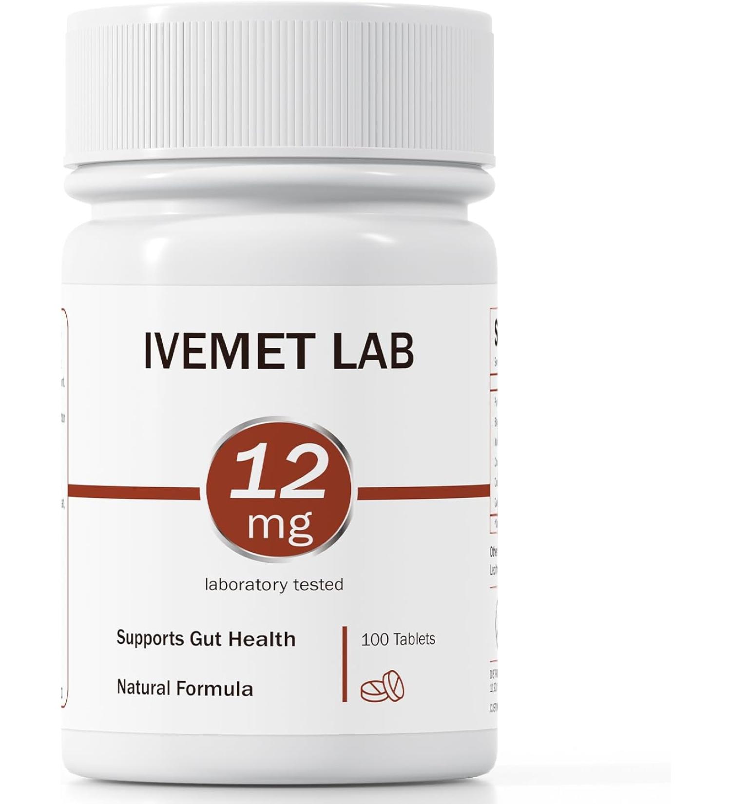Besgiful Lab IVERMET 12 mg  99% Purity - 100 Tablets - Buy Online on GoSupps.com