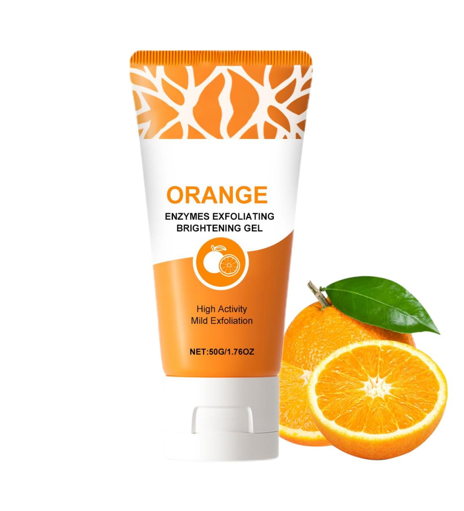 Gentle Exfoliating Orange Nettoyant pour le Visage Pour un Nettoyage en Profondeur claircit la Peau Convient aux Hommes et aux Femmes - Buy Online on GoSupps.com