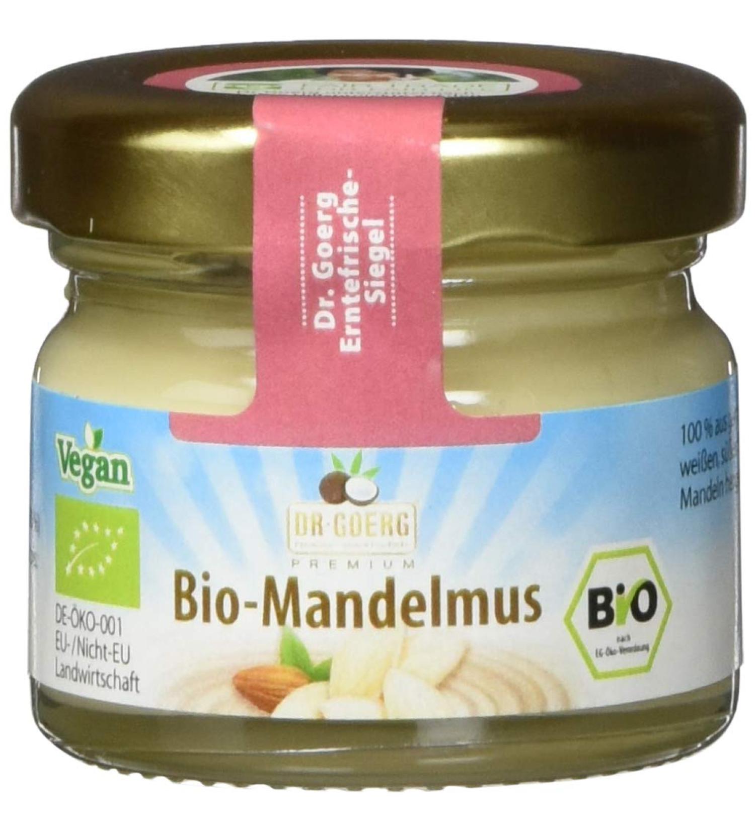 Dr. Goerg Premium Organic Almond Butter - 24g Pack | Healthy Snack | Vegan & Gluten-Free - Buy Online on GoSupps.com