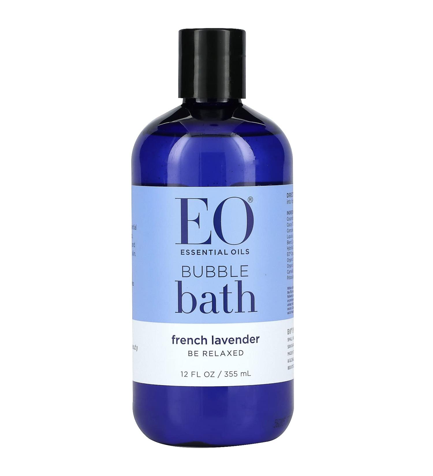 French Lavender Organic Bubble Bath - 12 Fl Oz | Relaxing and Nourishing Formula - Buy Online on GoSupps.com