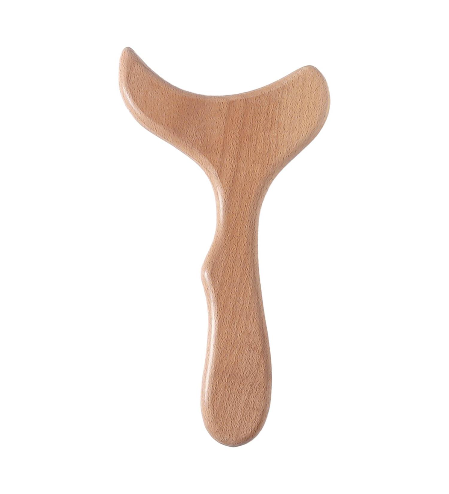 Coniya Wood Lymphatic Drainage Tool - Professional Gua Sha Massage Paddle for Anti-Cellulite & Muscle Release | Soft Body Formation for Women & Men - Buy Online on GoSupps.com