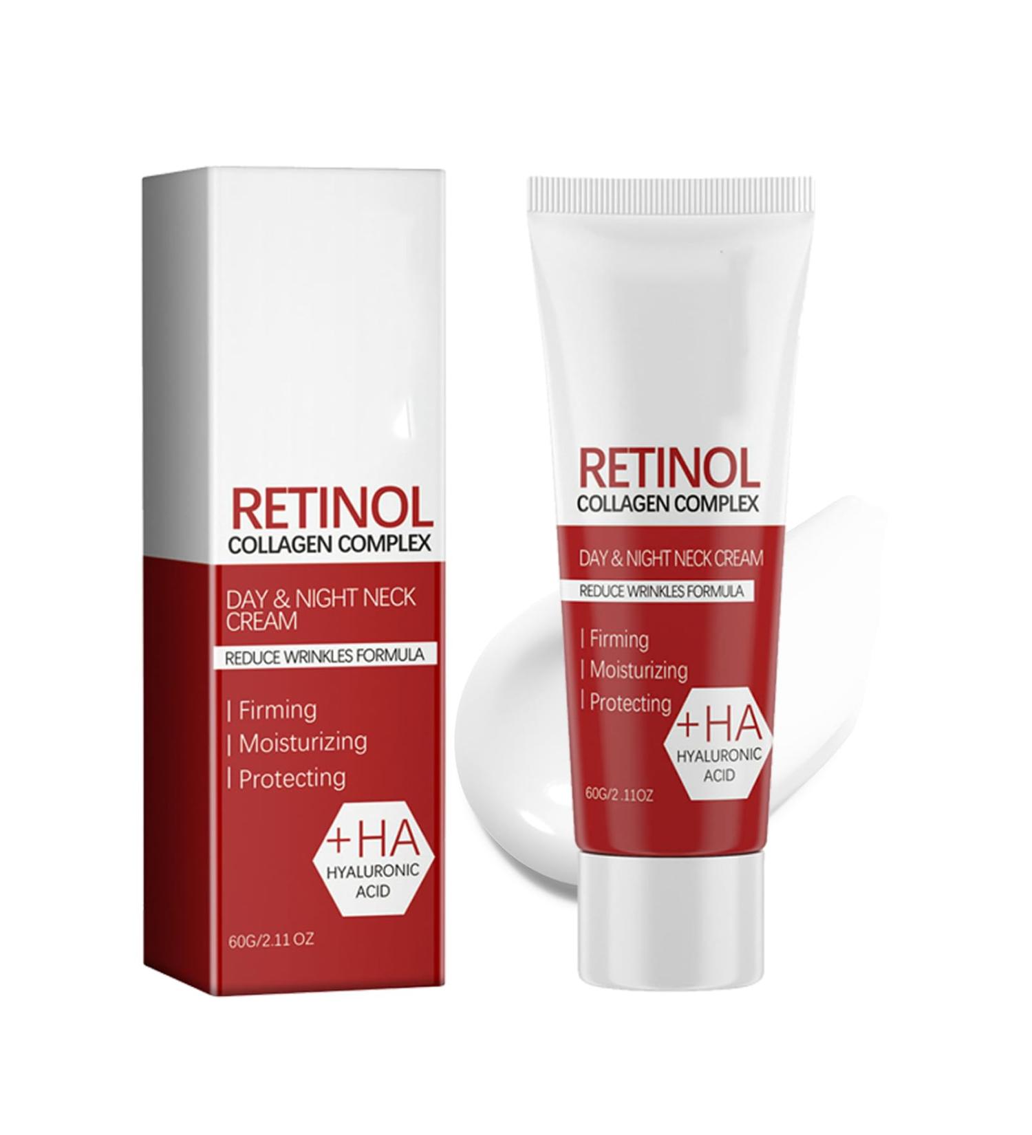 Neck Tightening Cream - Neck Firming Cream with Retinol and Collagen - Rich in Hyaluronic Acid Neck Cream Tightening Lifting Sagging Skin - Women's Anti Wrinkle Moisturizer Neck - Buy Online on GoSupps.com