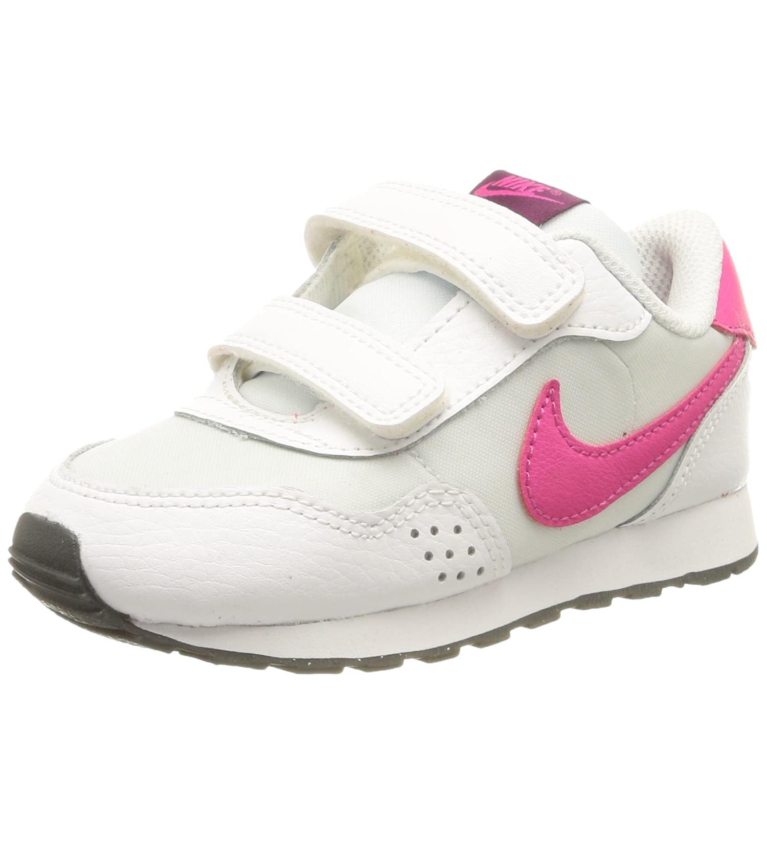 NIKE Boy's Md Valiant Btv Gymnastics Shoe - 1 UK, Pure Platinum/Pink/Smoke Grey - Buy Online on GoSupps.com