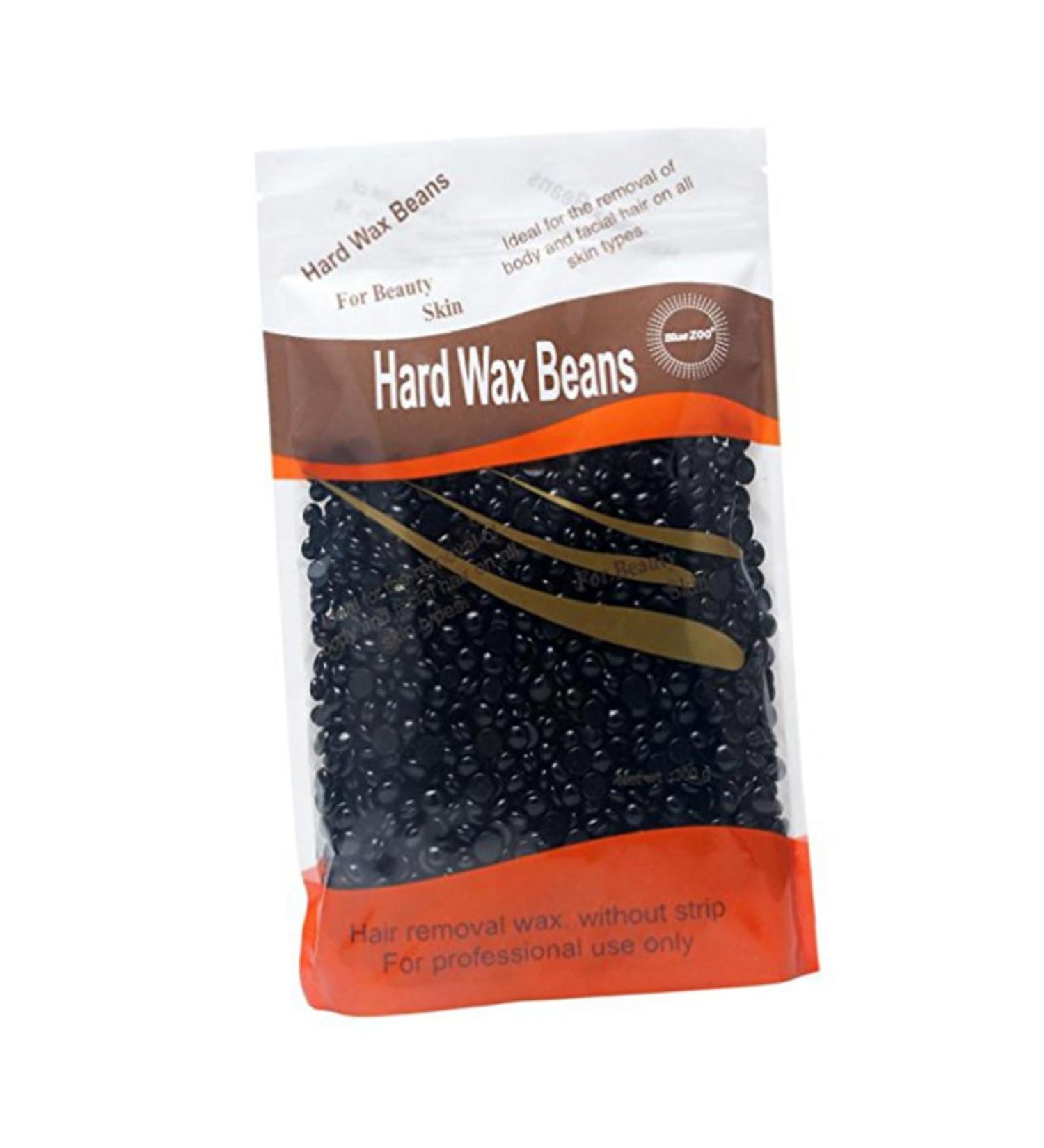 Dressoos Barber Hard Wax Beans for Sensitive Skin - Medium Black Pearl Depilatory Wax for Facial Hair Removal - Buy Online on GoSupps.com