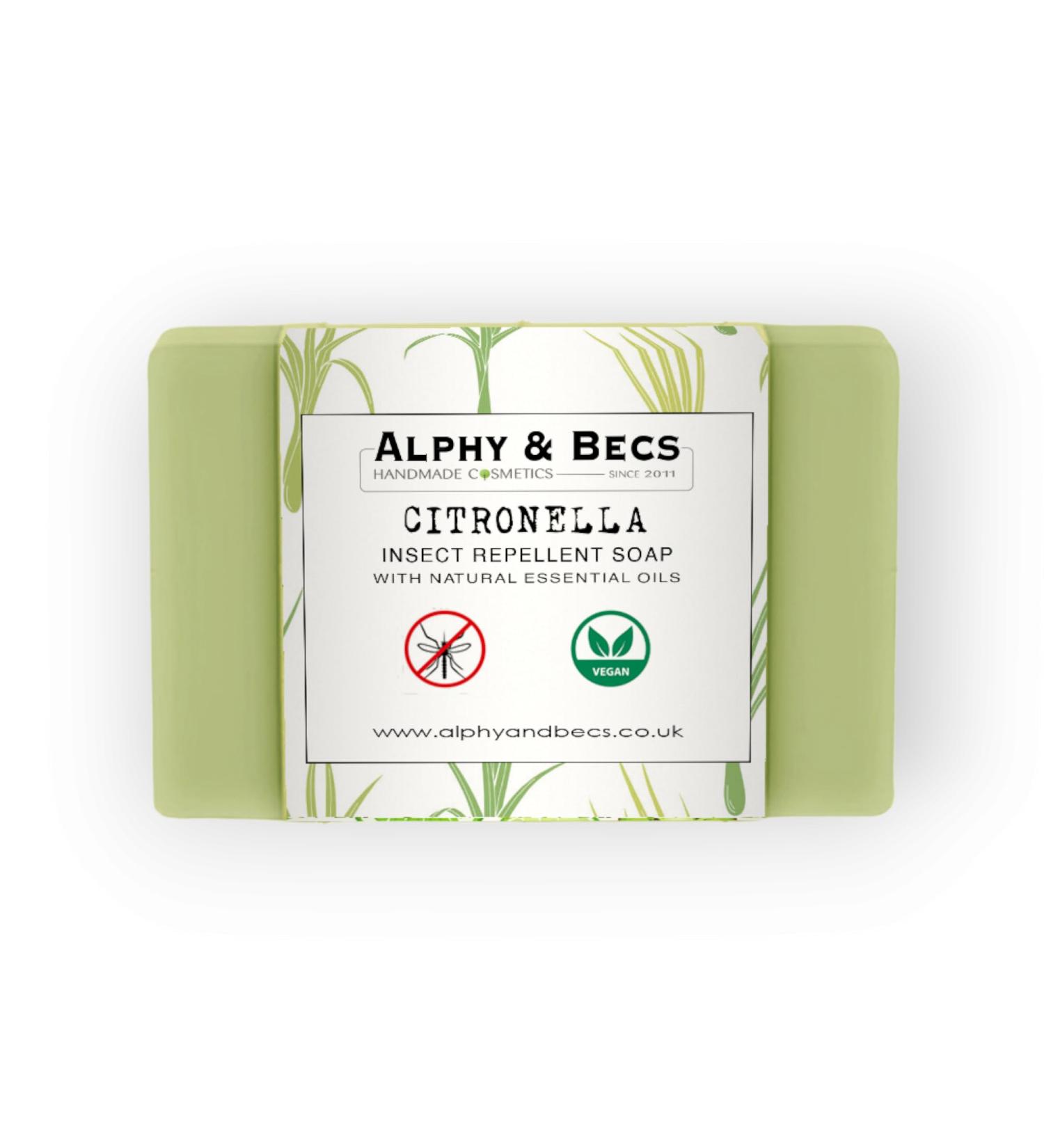 100g CITRONELLA Soap Bar - Pure and Natural Essential Oils