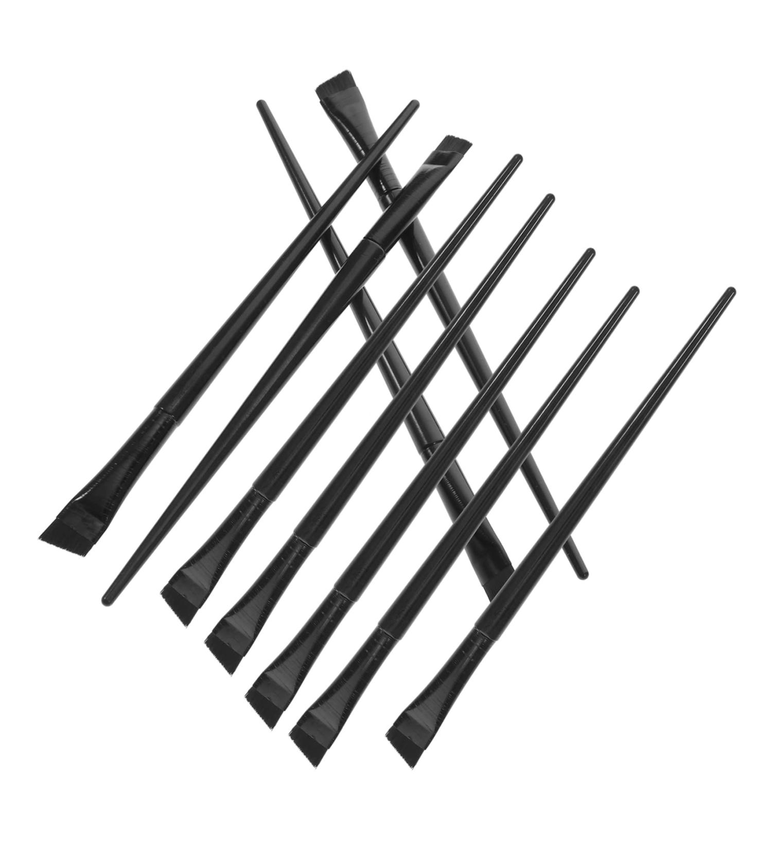 BIUDECO 12pcs Eyeliner Brush Eye Shadow Brush Angled Precision Eyeliner Brush Ultra Fine Eyeliner Brush Women Eyeliner Brush Eyebrow Brush Girl's Eyeliner Brush Eye Makeup Tool 15.5x1.2x0.6cm Black - Buy Online on GoSupps.com