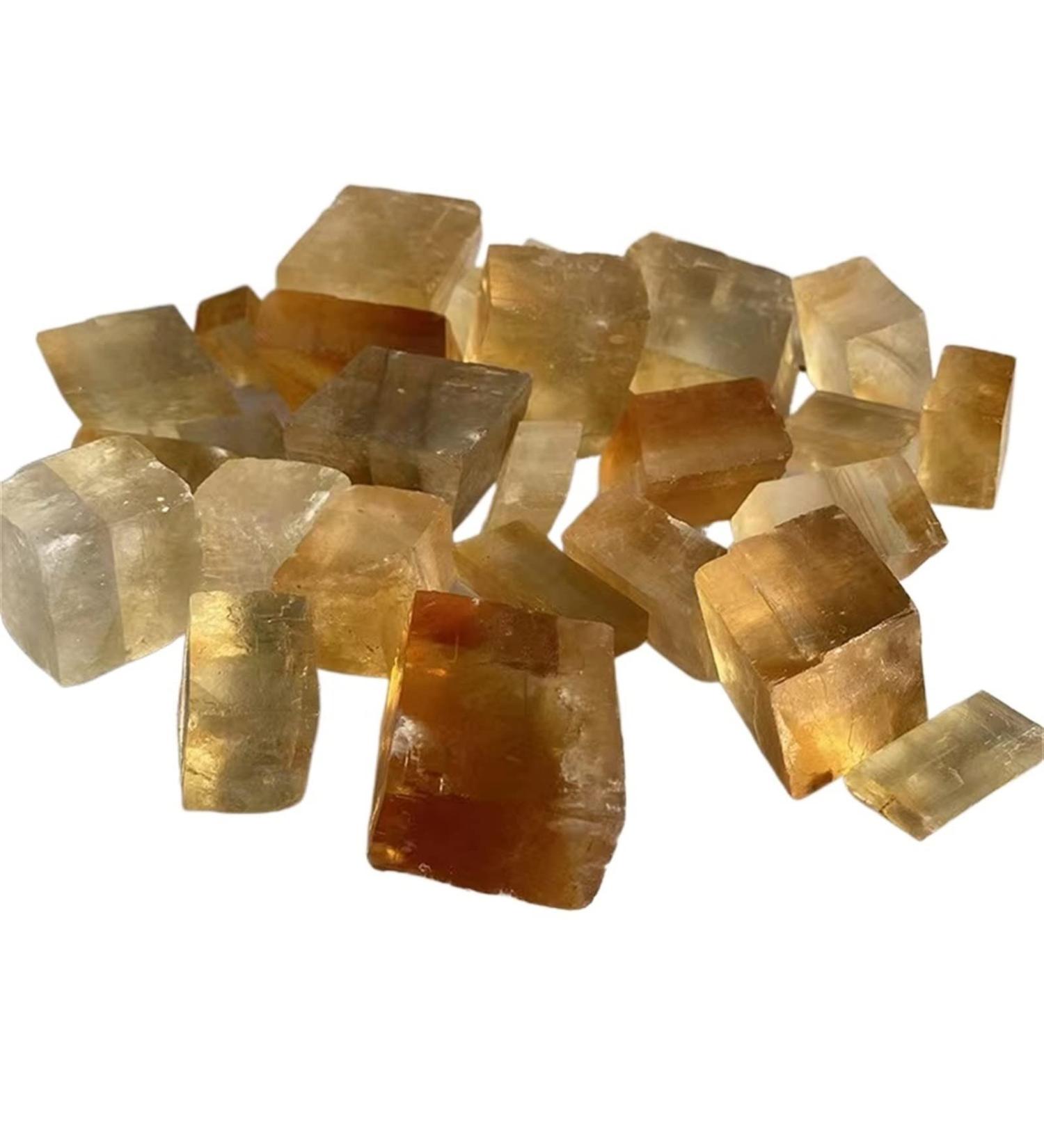 1pc Natural Orange Clear Iceland Spar Stone Yellow Calcite Specimen Rough Raw Collection Gift Home Goods (Color : Yellow Size : 3-5cm) 3-5cm Yellow - Buy Online on GoSupps.com
