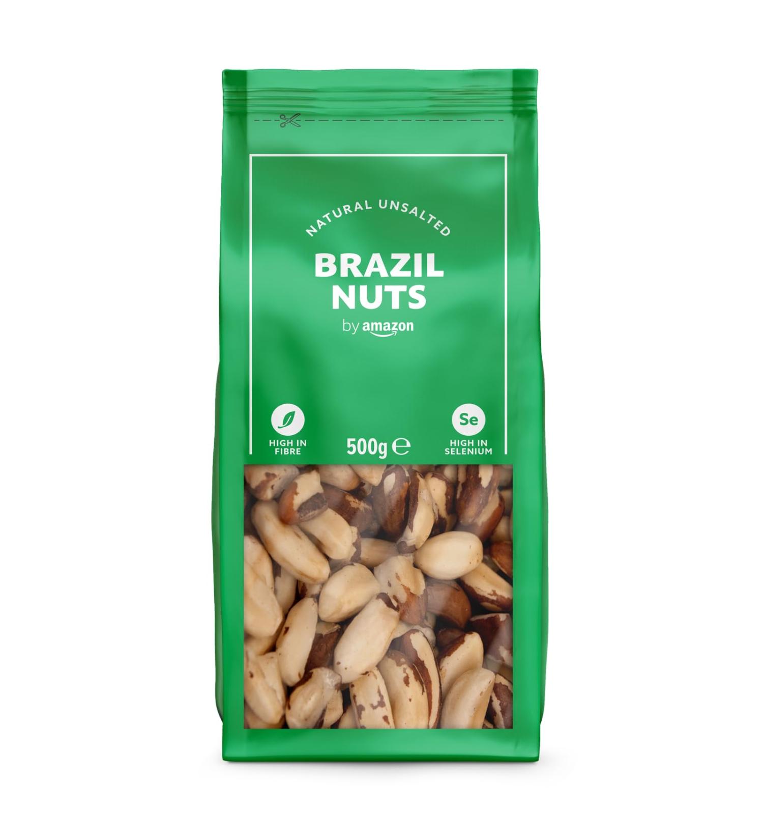 Organic Shelled Brazil Nuts 500g - Premium Quality by Amazon - Buy Online on GoSupps.com