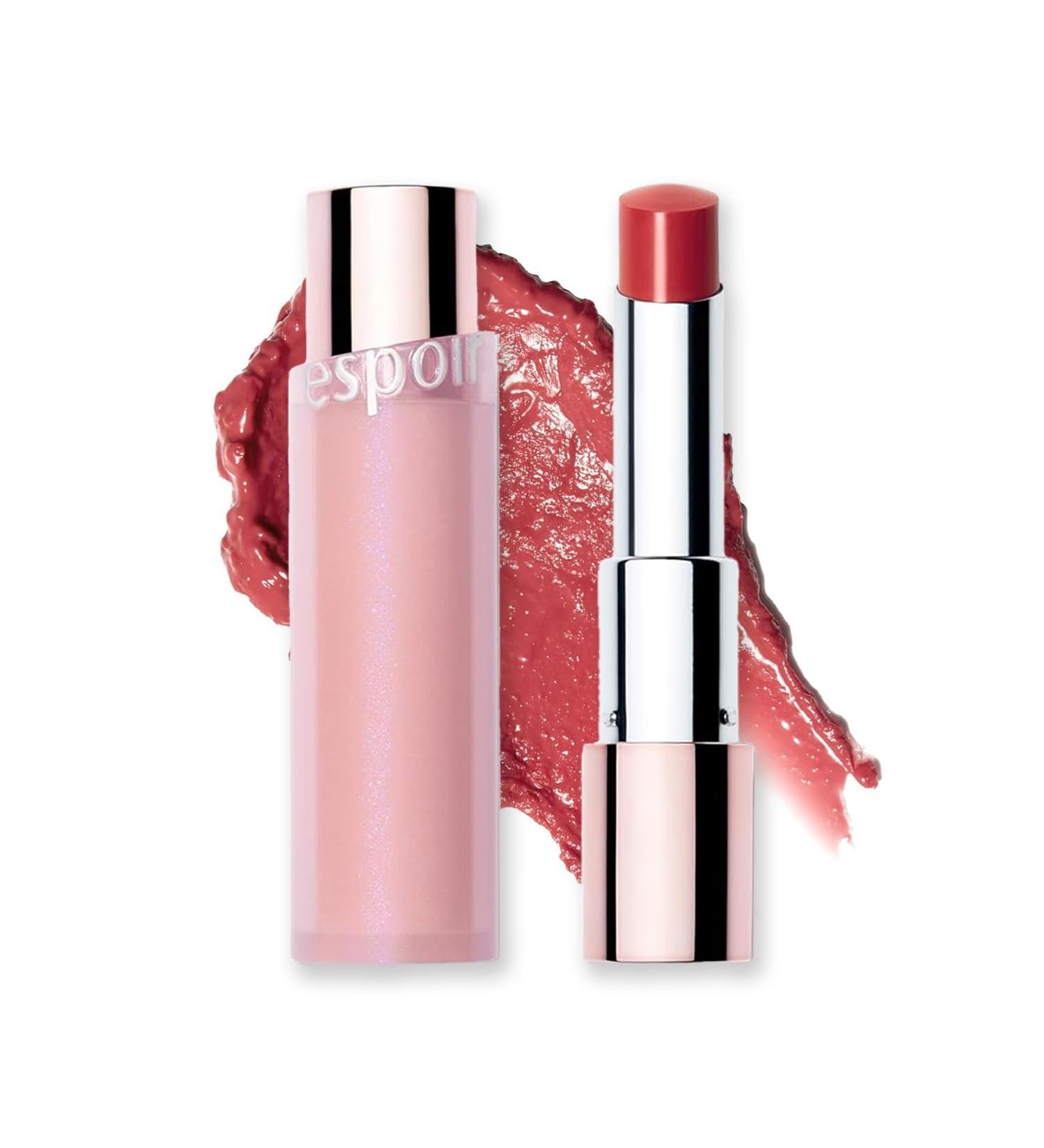 Espoir Bare Glow Lip Balm #5 Pinch Rose | Natural Sheer Color Moisturizing Lipstick Comfortable Finish Nourishing & Long-lasting Hydration Cruelty-Free Korean Makeup 0.1 oz. #Pinch Rose - Buy Online on GoSupps.com