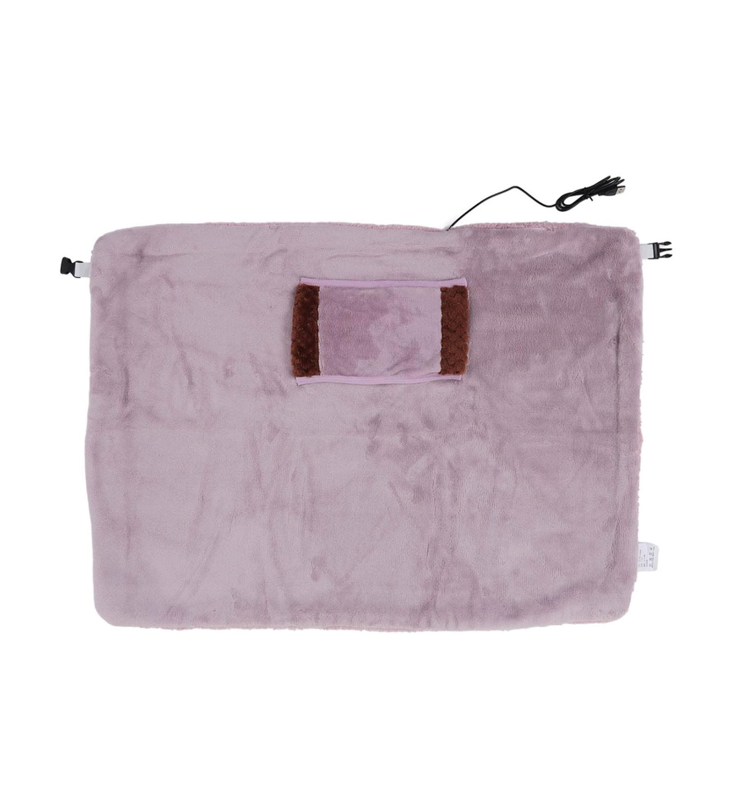 Boroco Electric Heating Blanket & Warm Scarf - 5V Low Voltage Safe USB Flannel Heating for Home & Office (Purple) - Buy Online on GoSupps.com