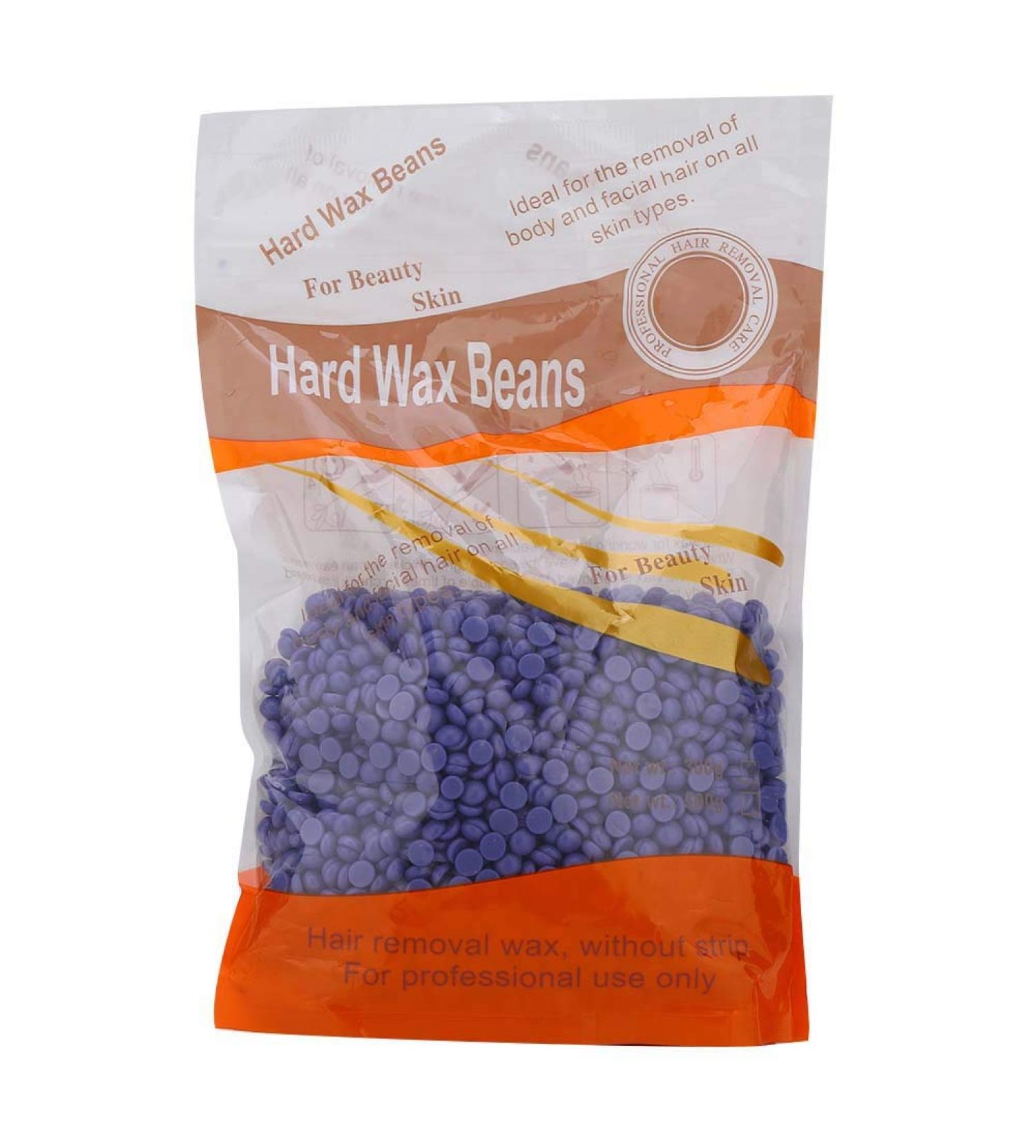 Hard Wax Beans for Painless Full Body Hair Removal - 10.5oz Lavender | Ideal for Bikini Brazilian Armpits Back & Chest - Buy Online on GoSupps.com
