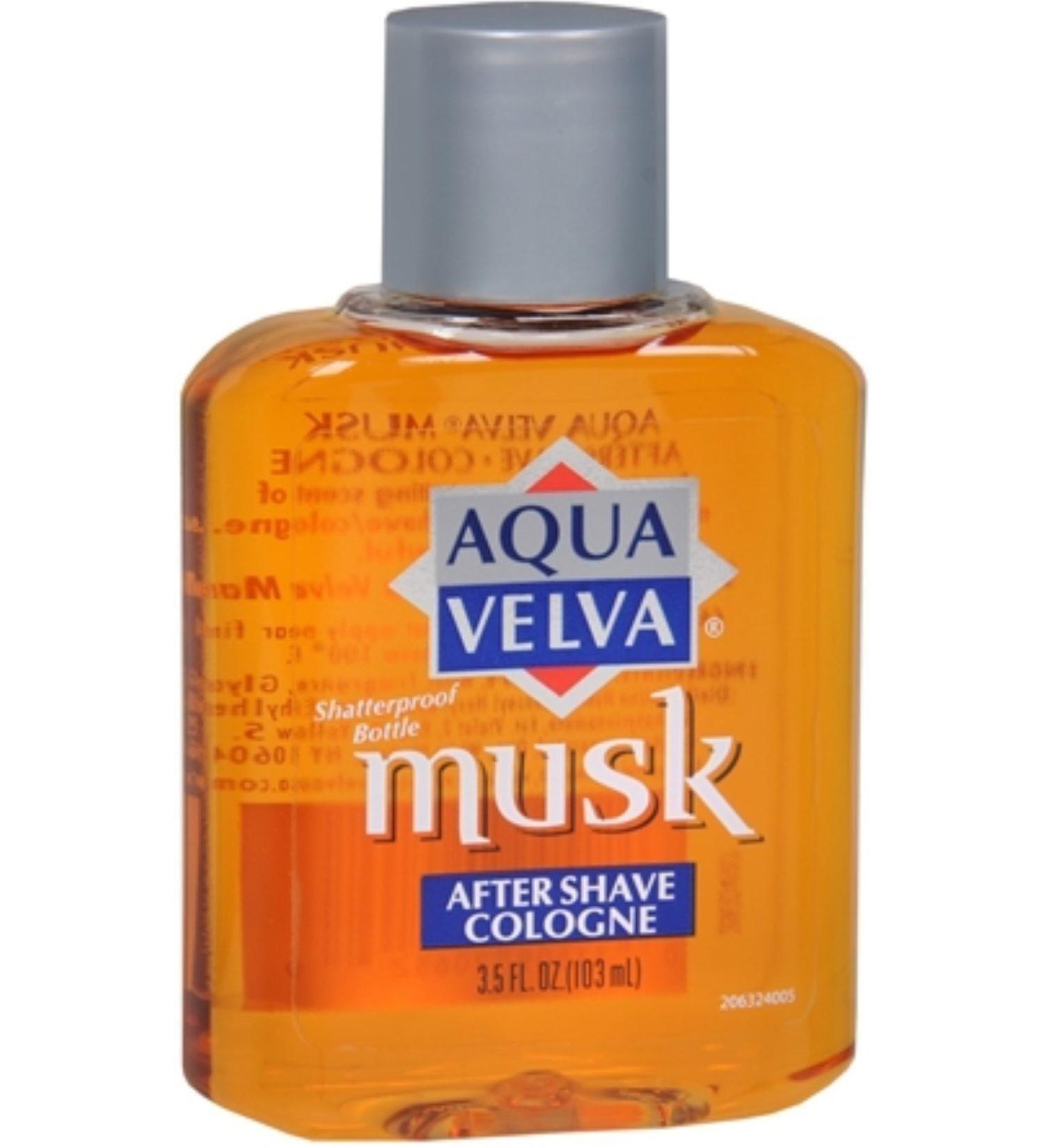 Aqua Velva Musk After Shave Cologne 3.50 oz (Pack of 3)